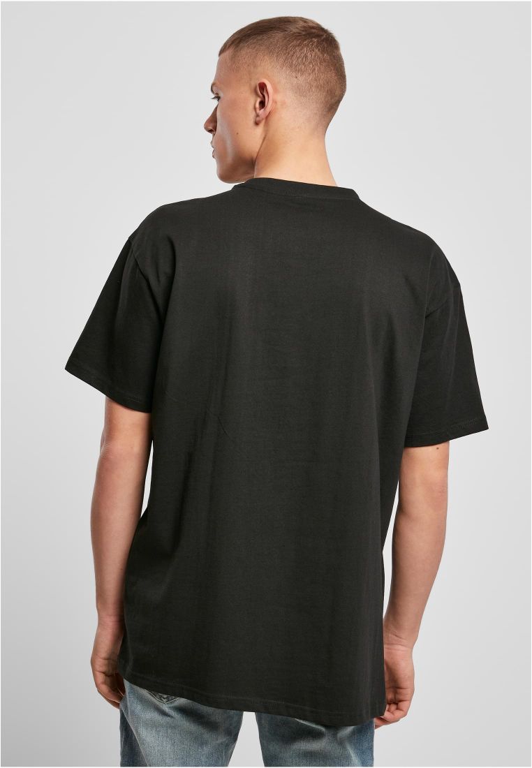T-shirt oversize heavy porté — vue de dos