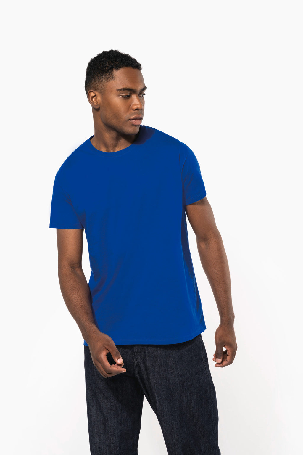 T-shirt bio 150 homme personnalisable porté — vue 1