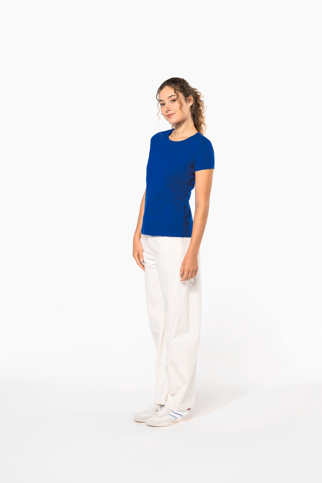 T-shirt bio 150 femme porté — visuel 2