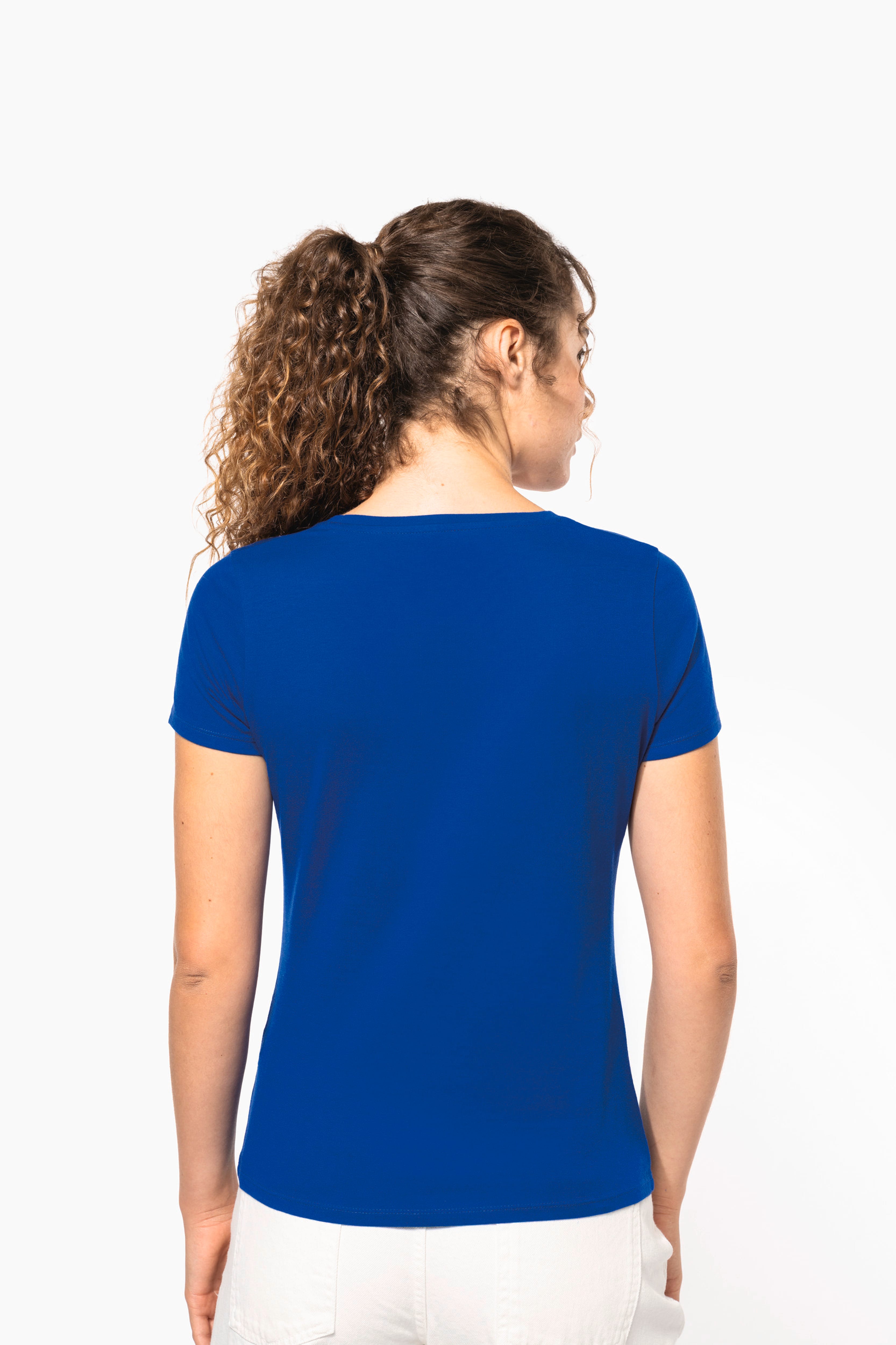 T-shirt bio 150 femme porté — visuel 7