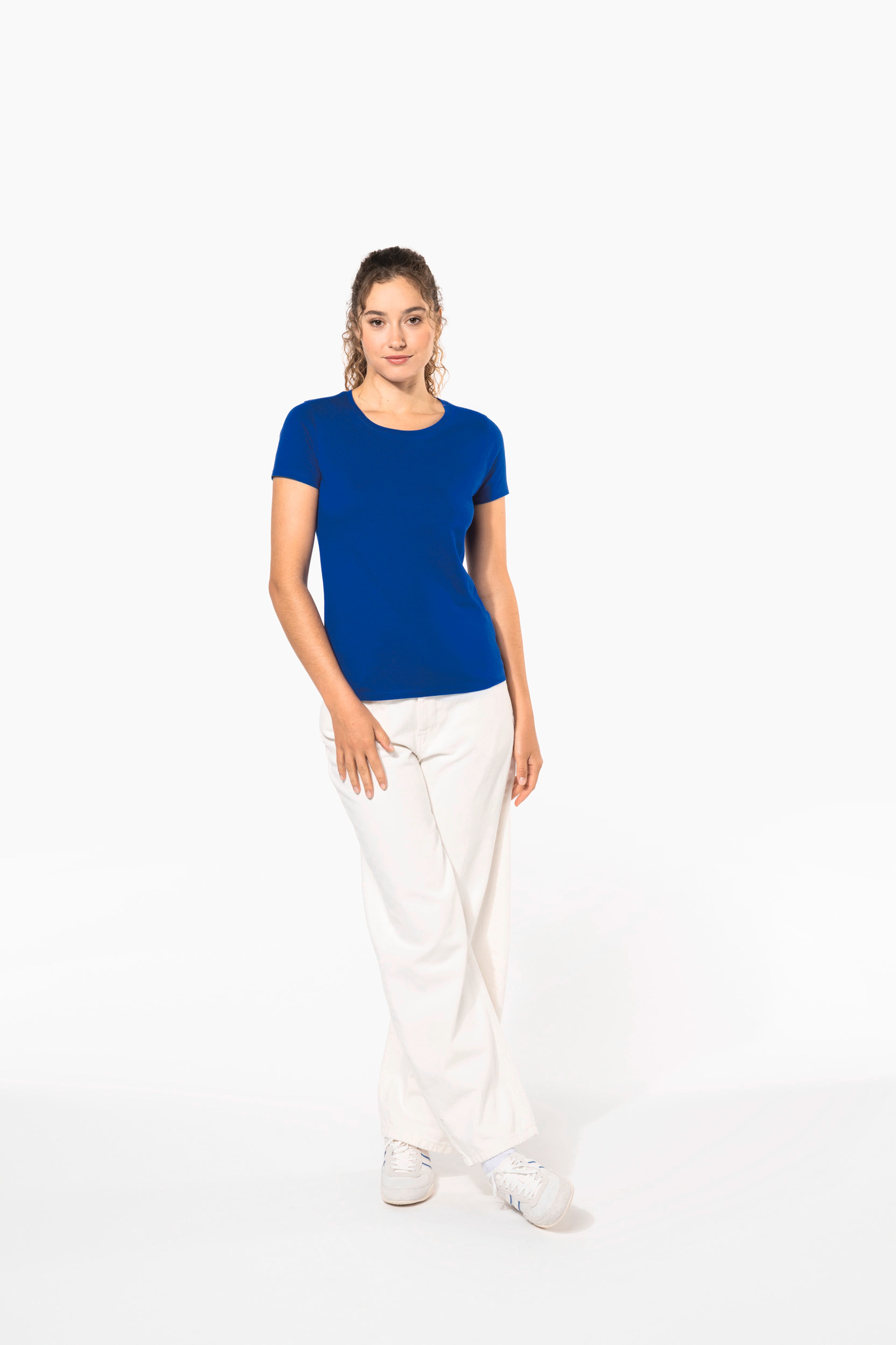 T-shirt bio 150 femme porté — visuel 1
