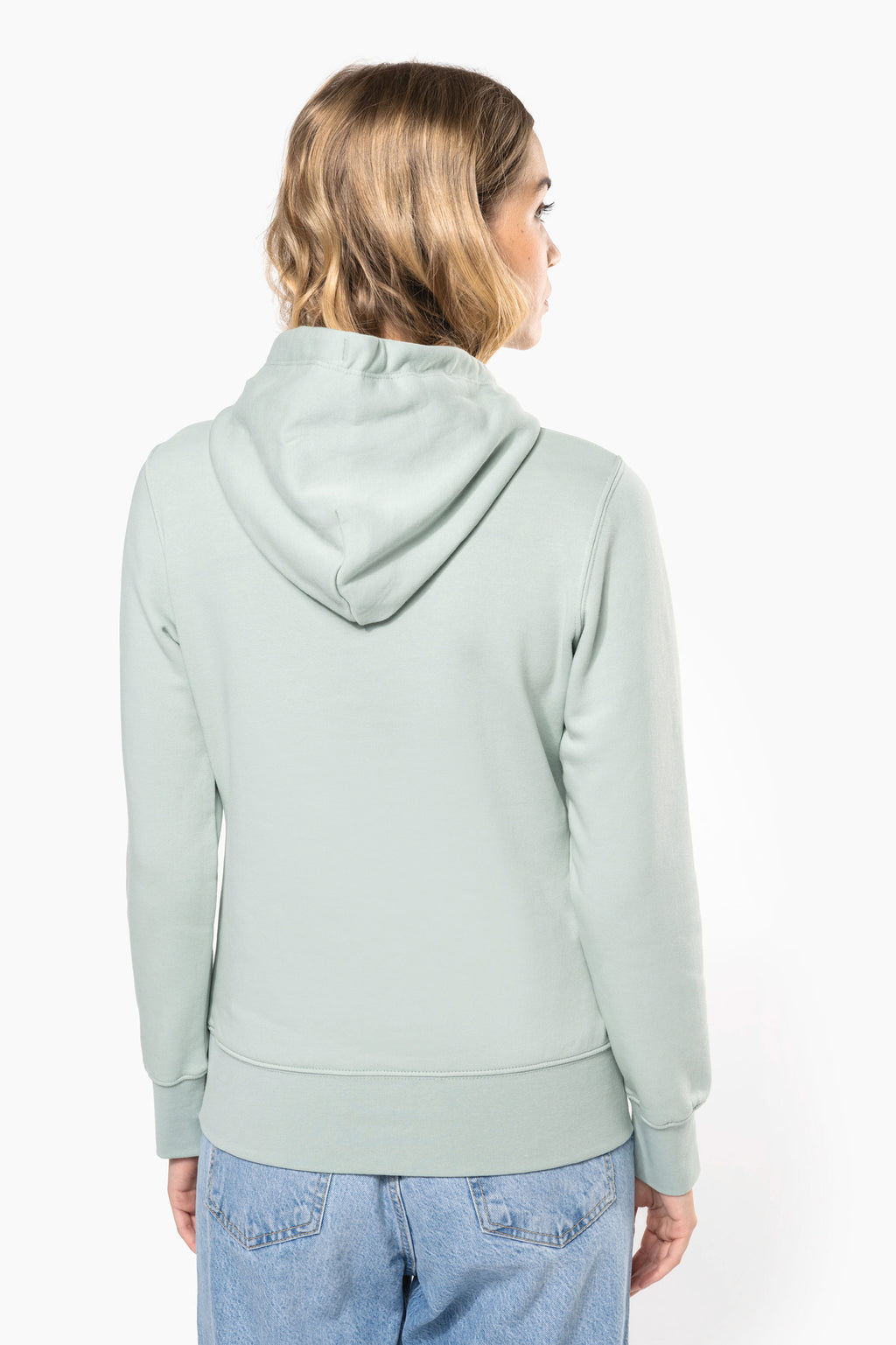 Hoodie coton bio femme porté — vue 2