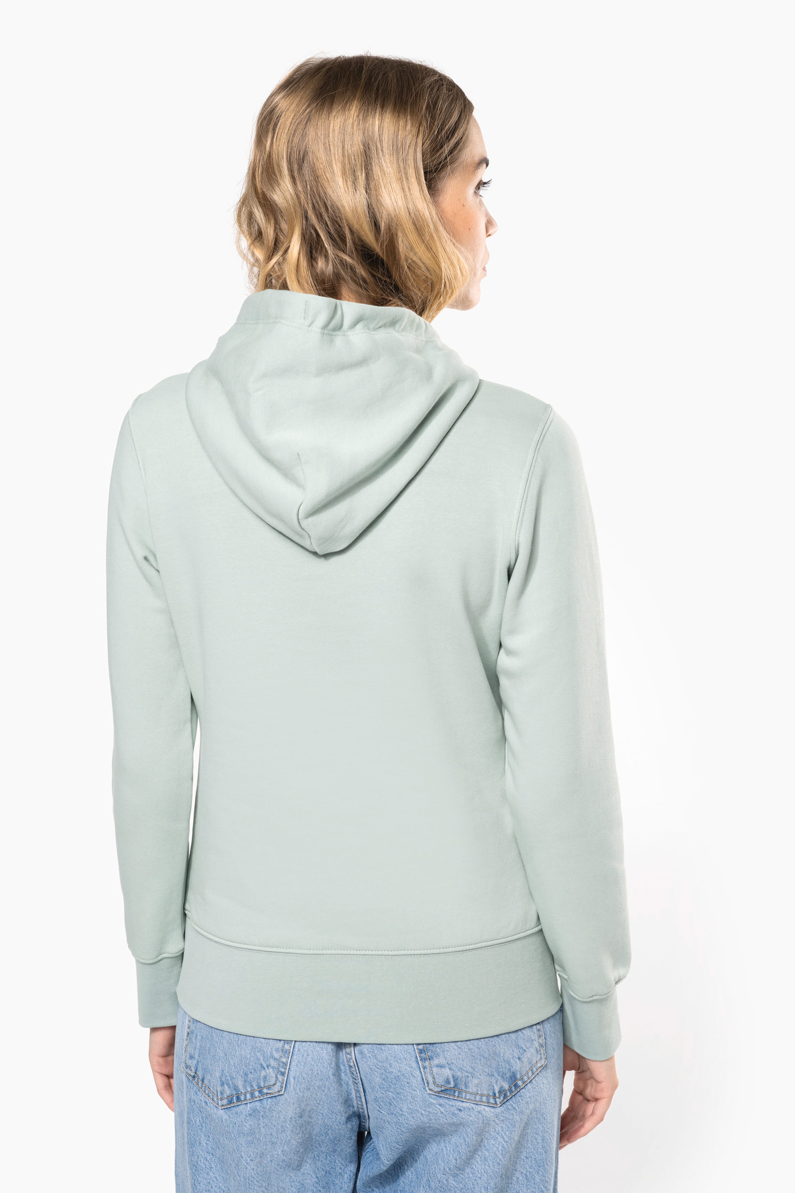 Hoodie coton bio femme porté — vue 2
