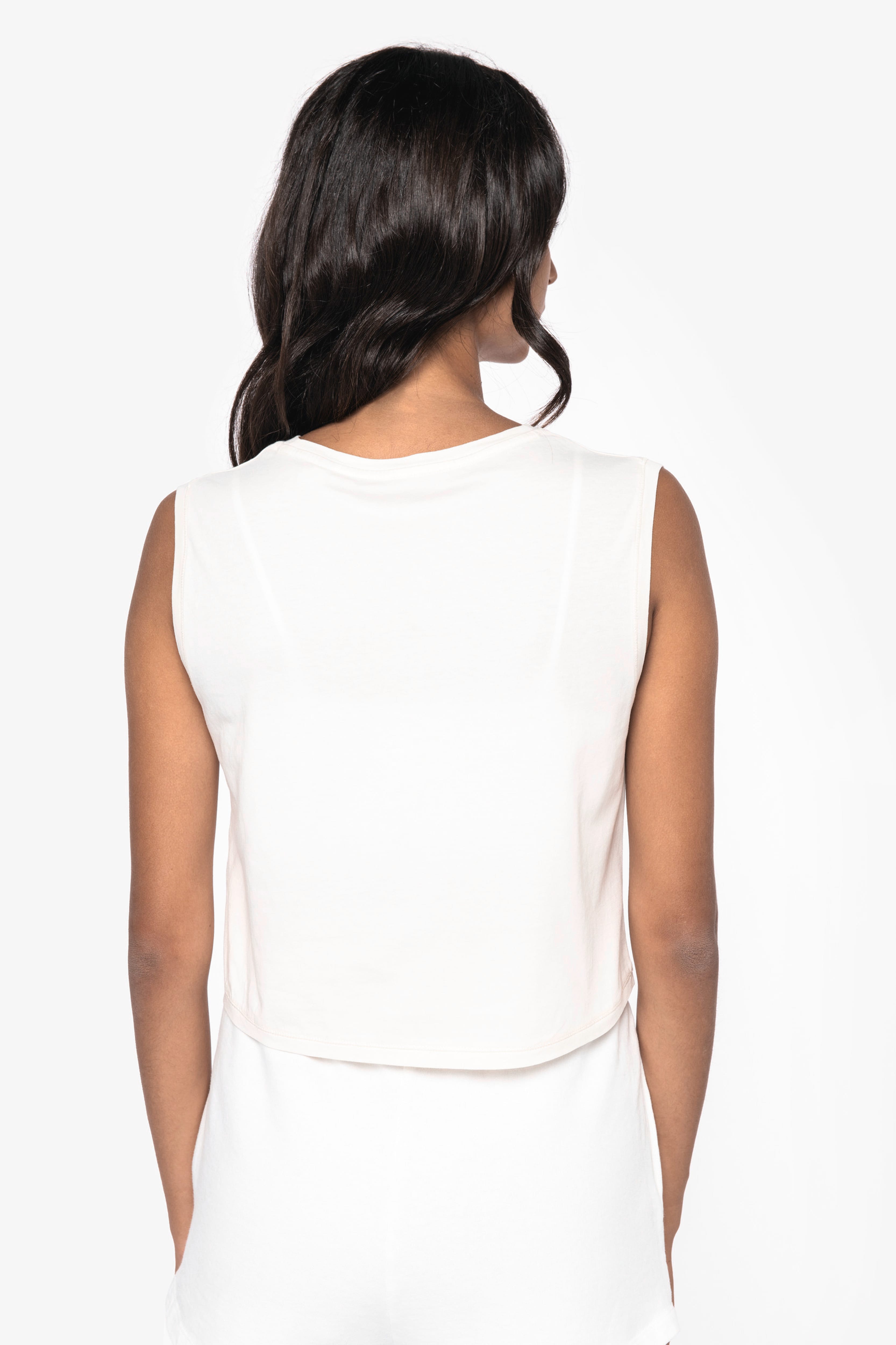 Débardeur crop femme porté — vue 5