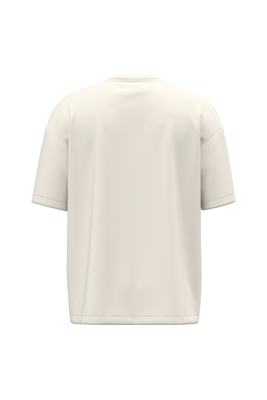 T-shirt oversize 220 unisexe Coconut Milk — dos