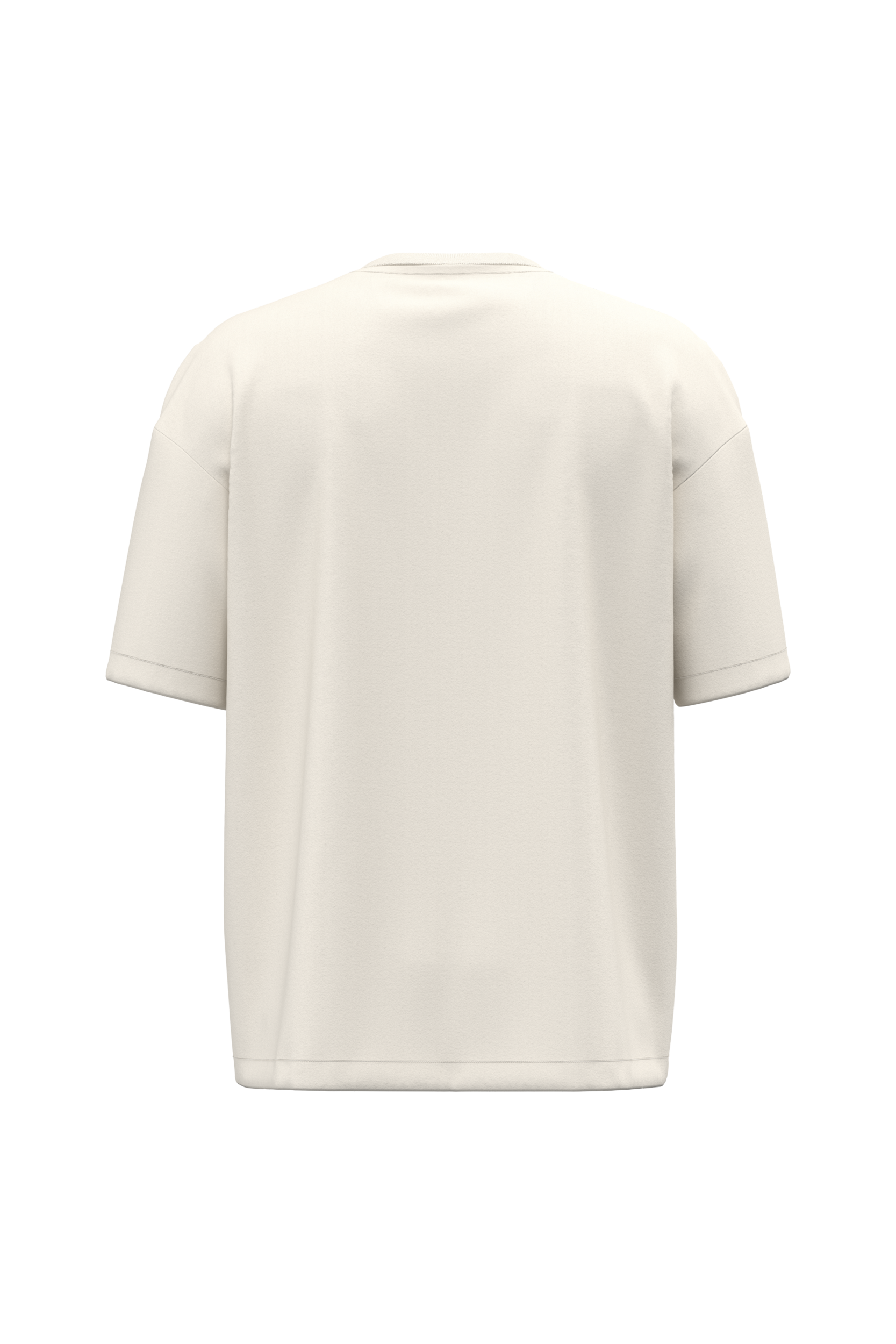 T-shirt oversize 220 unisexe Coconut Milk — dos