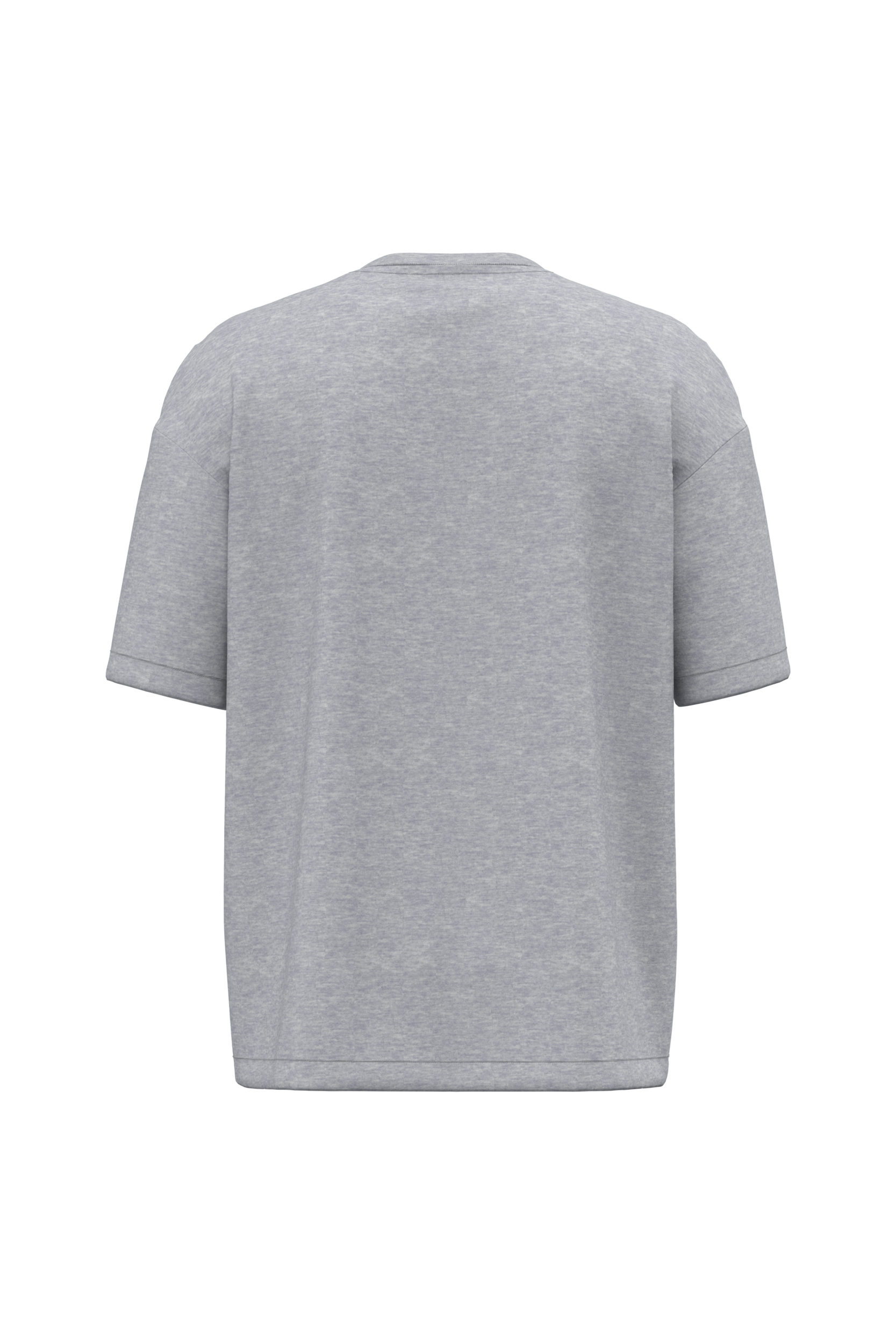 T-shirt oversize 220 unisexe Oxford Grey — dos