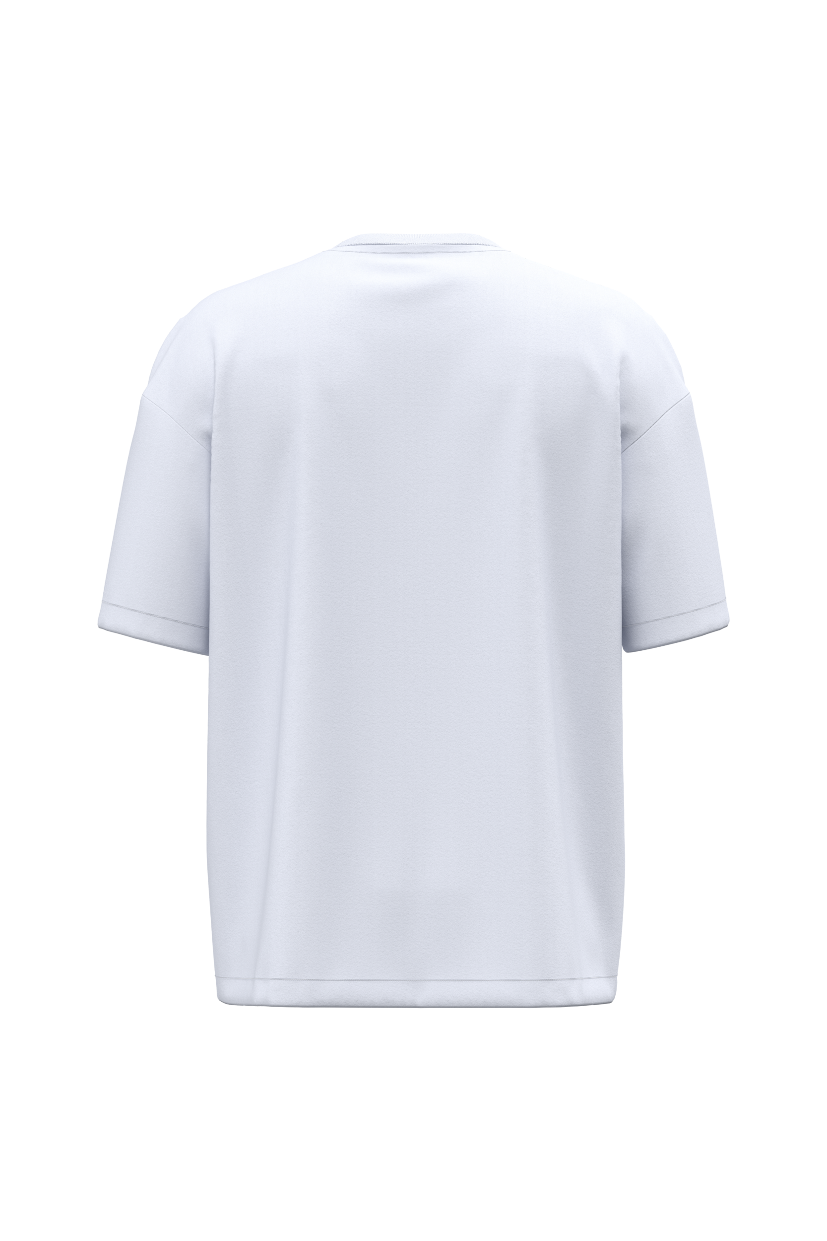 T-shirt oversize 220 unisexe White — dos