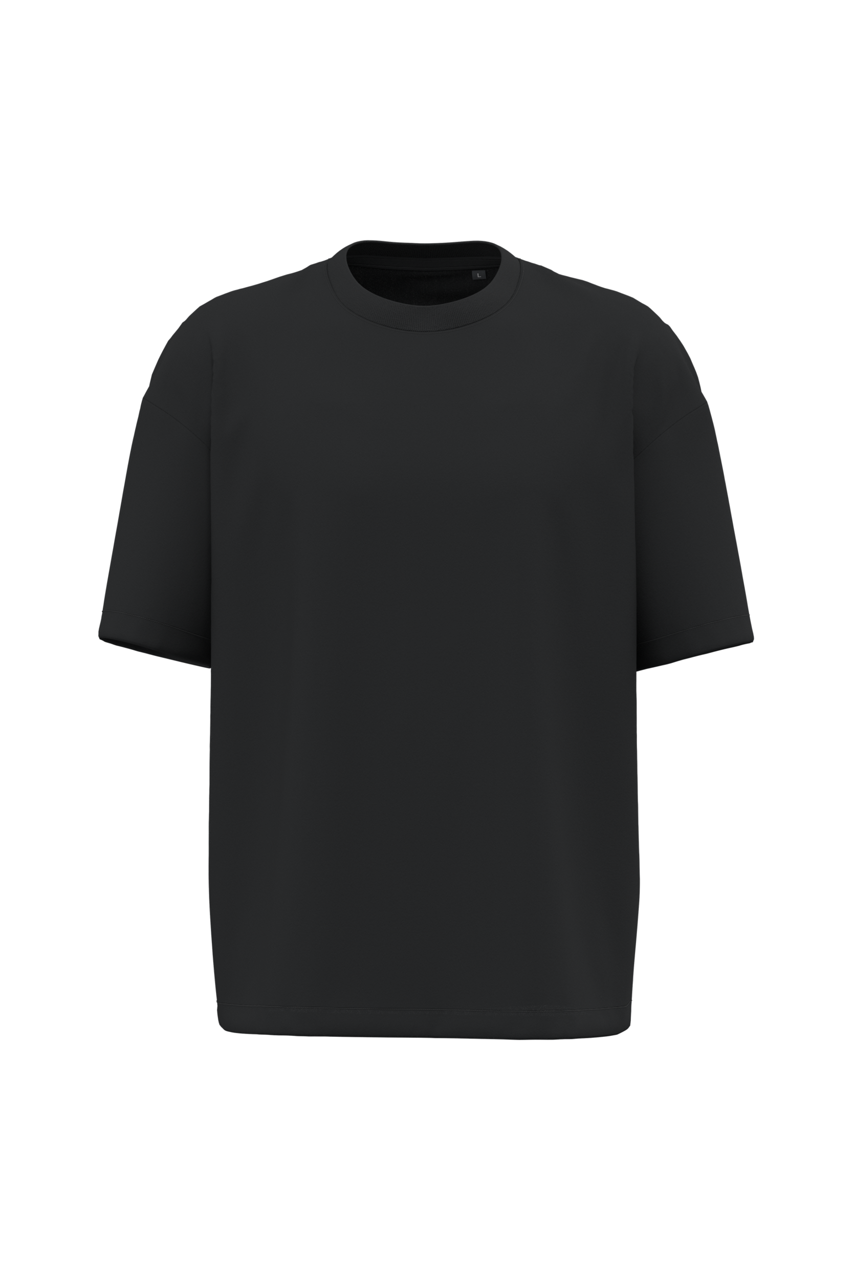 T-shirt oversize 220 unisexe Black — face