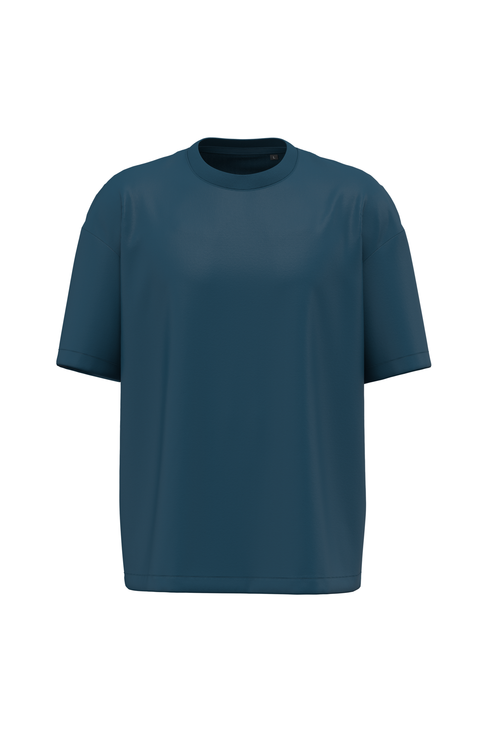 T-shirt oversize 220 unisexe Ink Blue — face