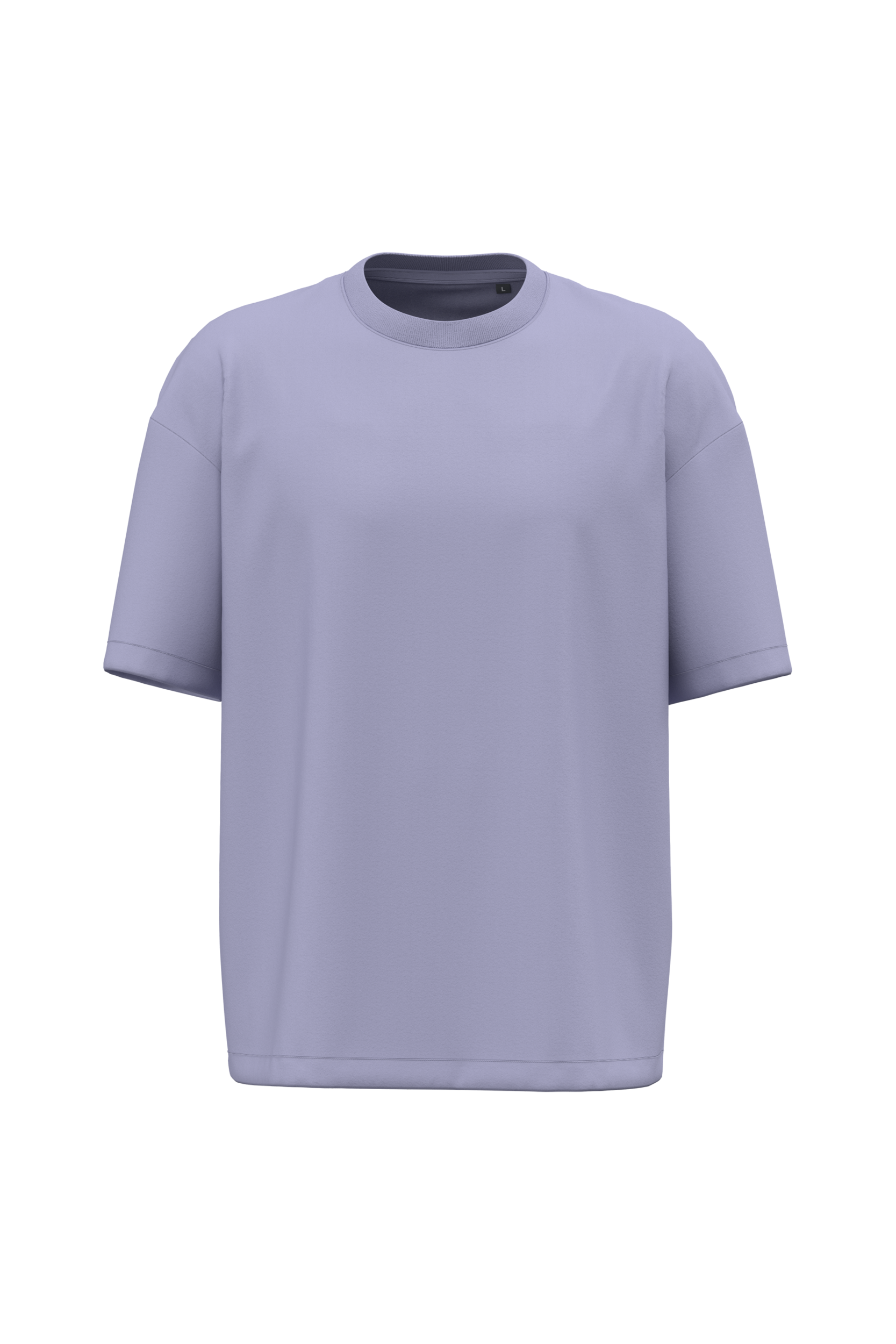 T-shirt oversize 220 unisexe Light Violet — face
