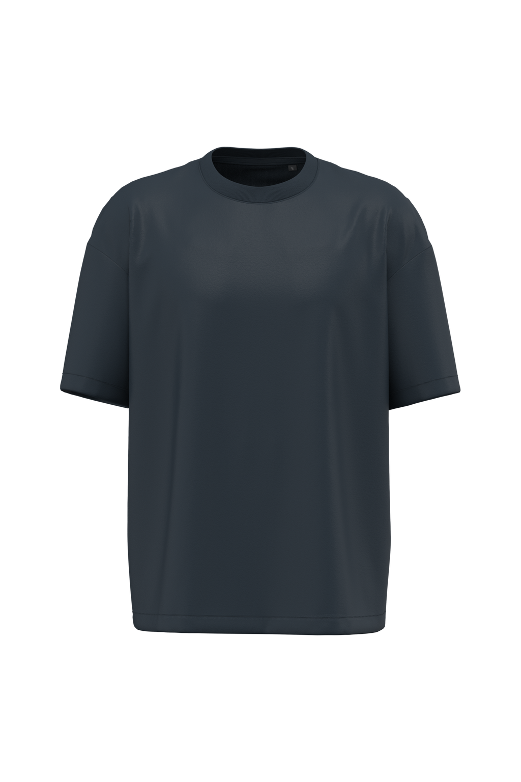 T-shirt oversize 220 unisexe Navy — face