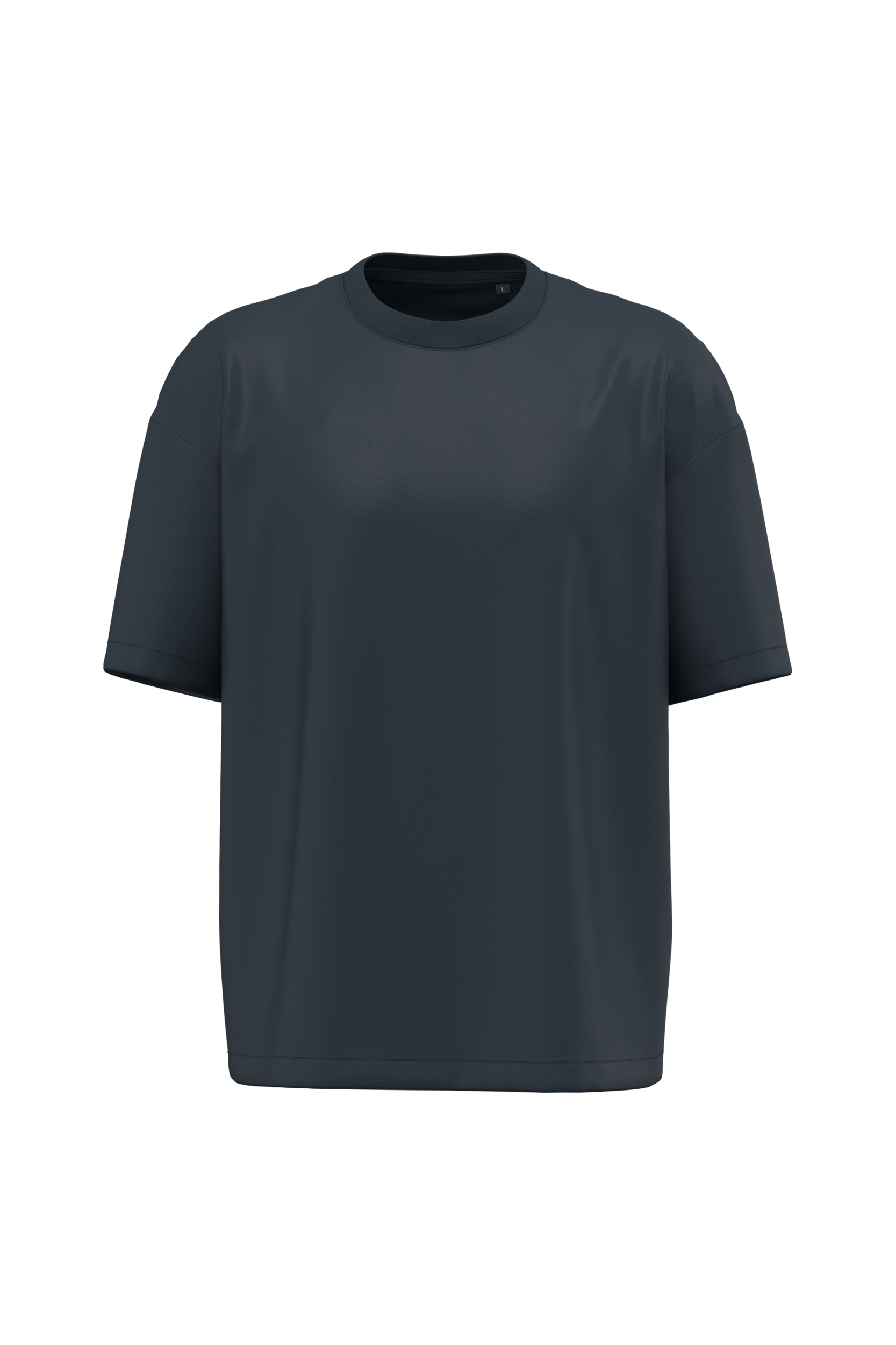 T-shirt oversize 220 unisexe Navy — face