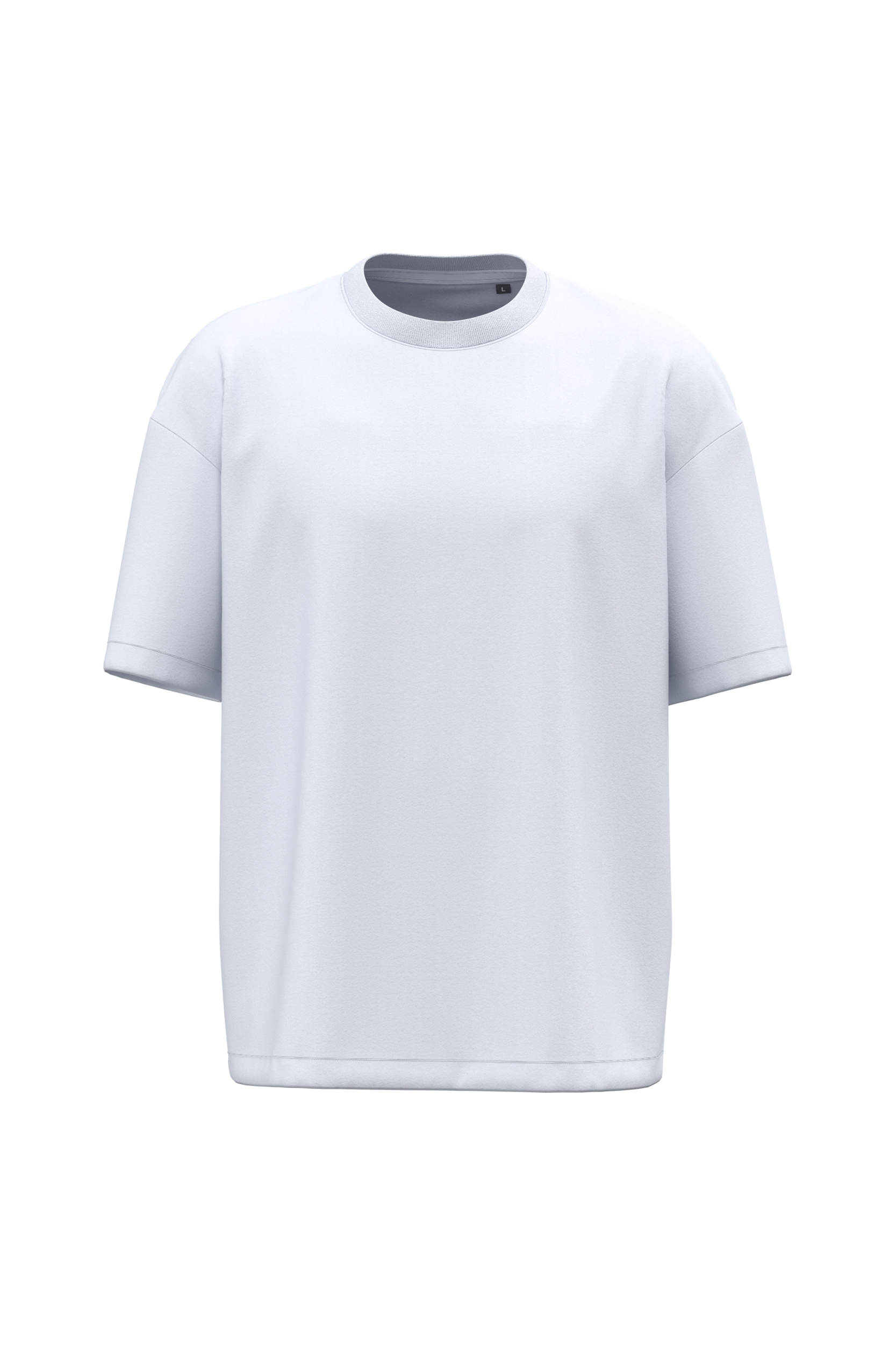 T-shirt oversize 220 unisexe White — face