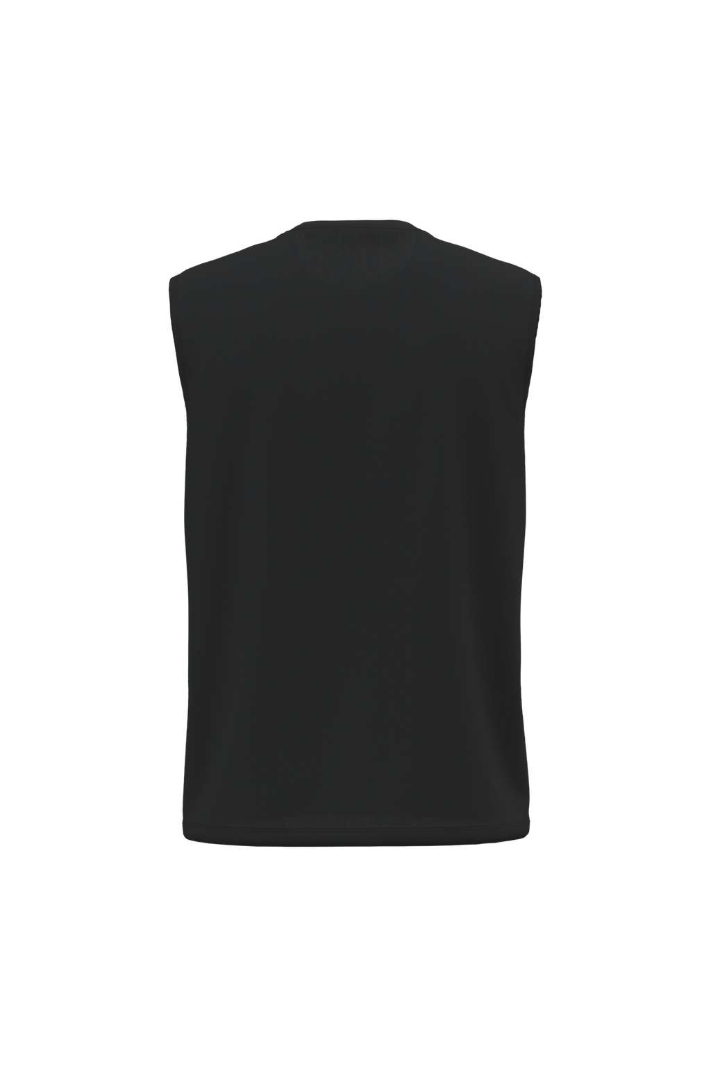 Débardeur bio 150 noir, vue de dos
