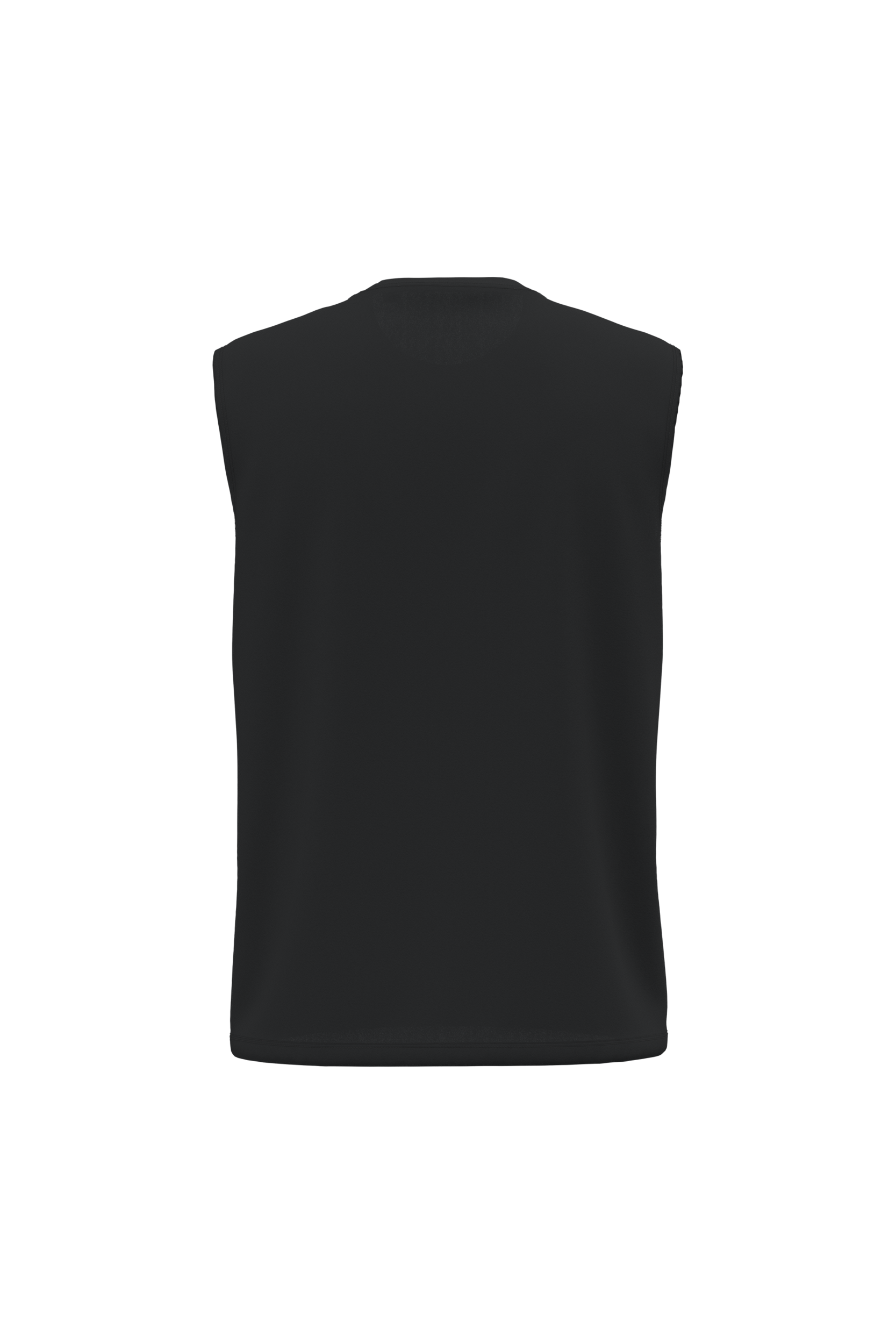 Débardeur bio 150 noir, vue de dos