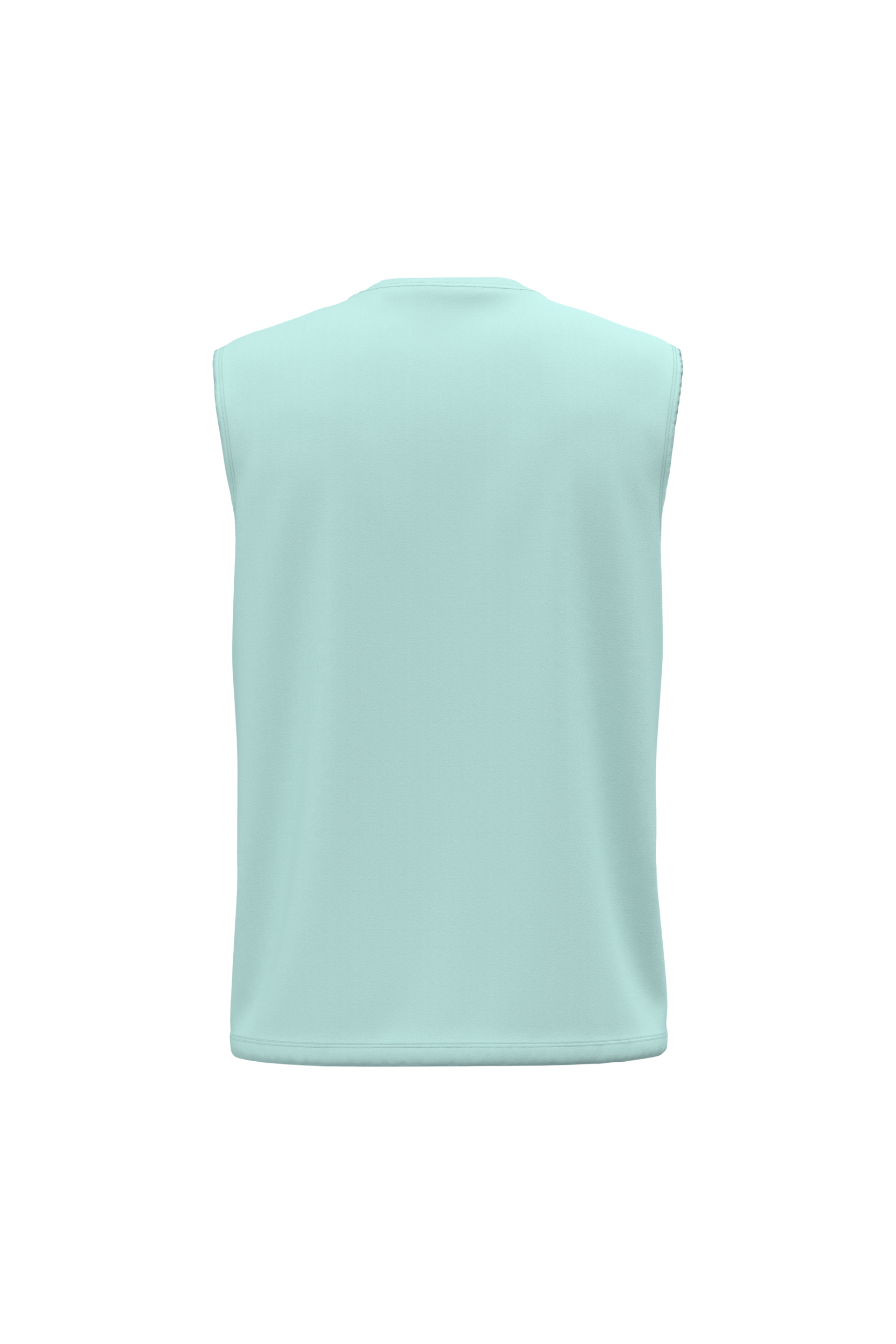 Débardeur bio 150 vert d'eau, vue de dos