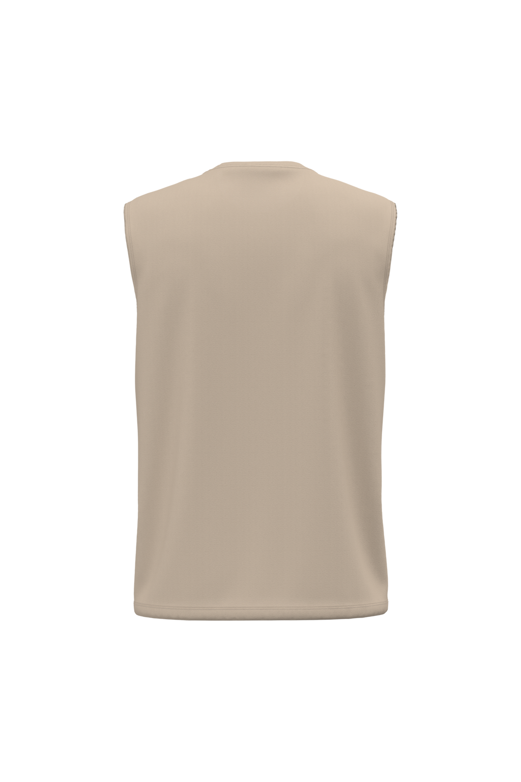 Débardeur bio 150 sable, vue de dos