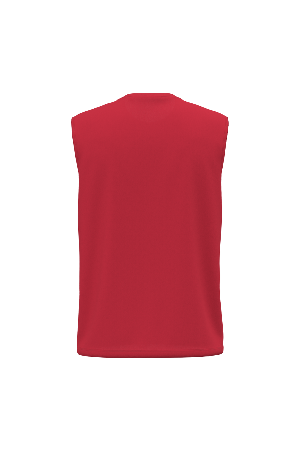 Débardeur bio 150 rouge, vue de dos