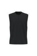 Débardeur bio 150 noir, vue de face