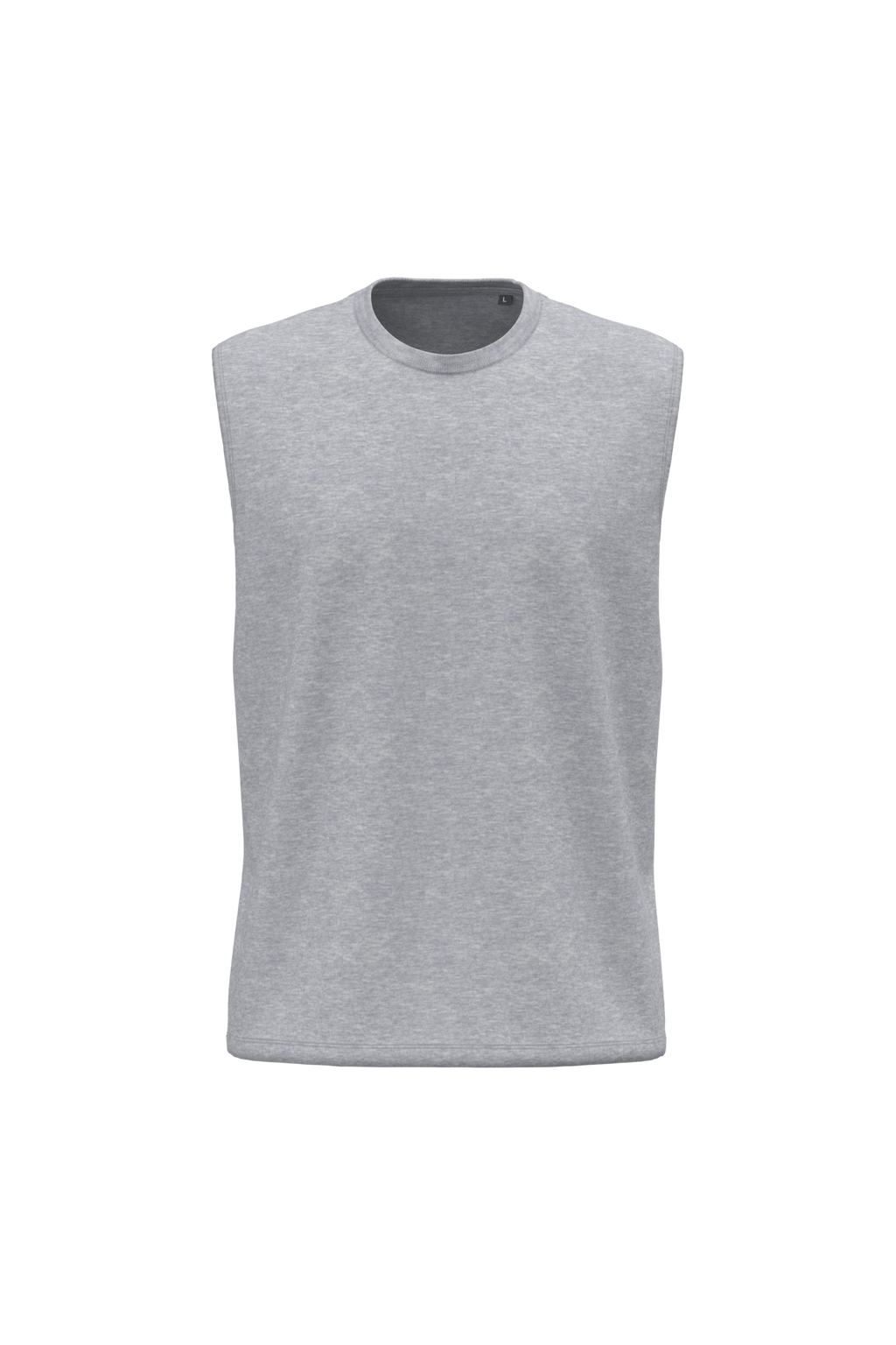 Débardeur bio 150 gris chiné, vue de face
