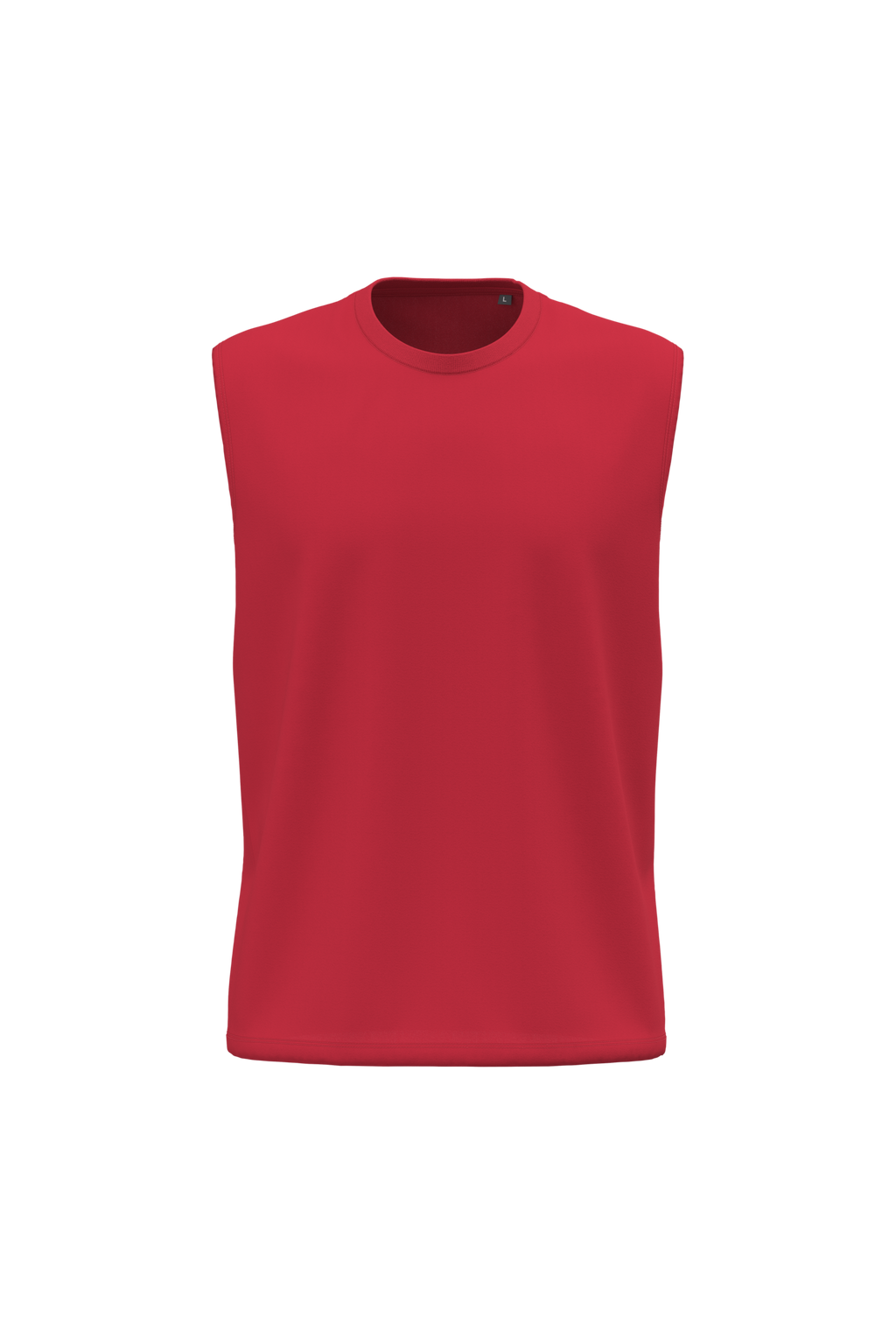 Débardeur bio 150 rouge, vue de face