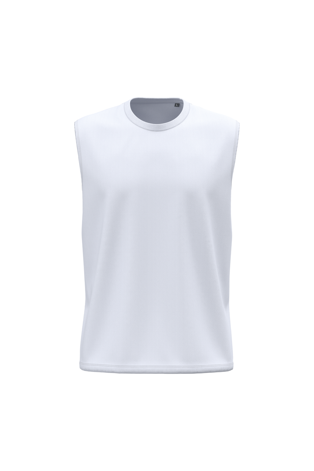 Débardeur bio 150 blanc, vue de face