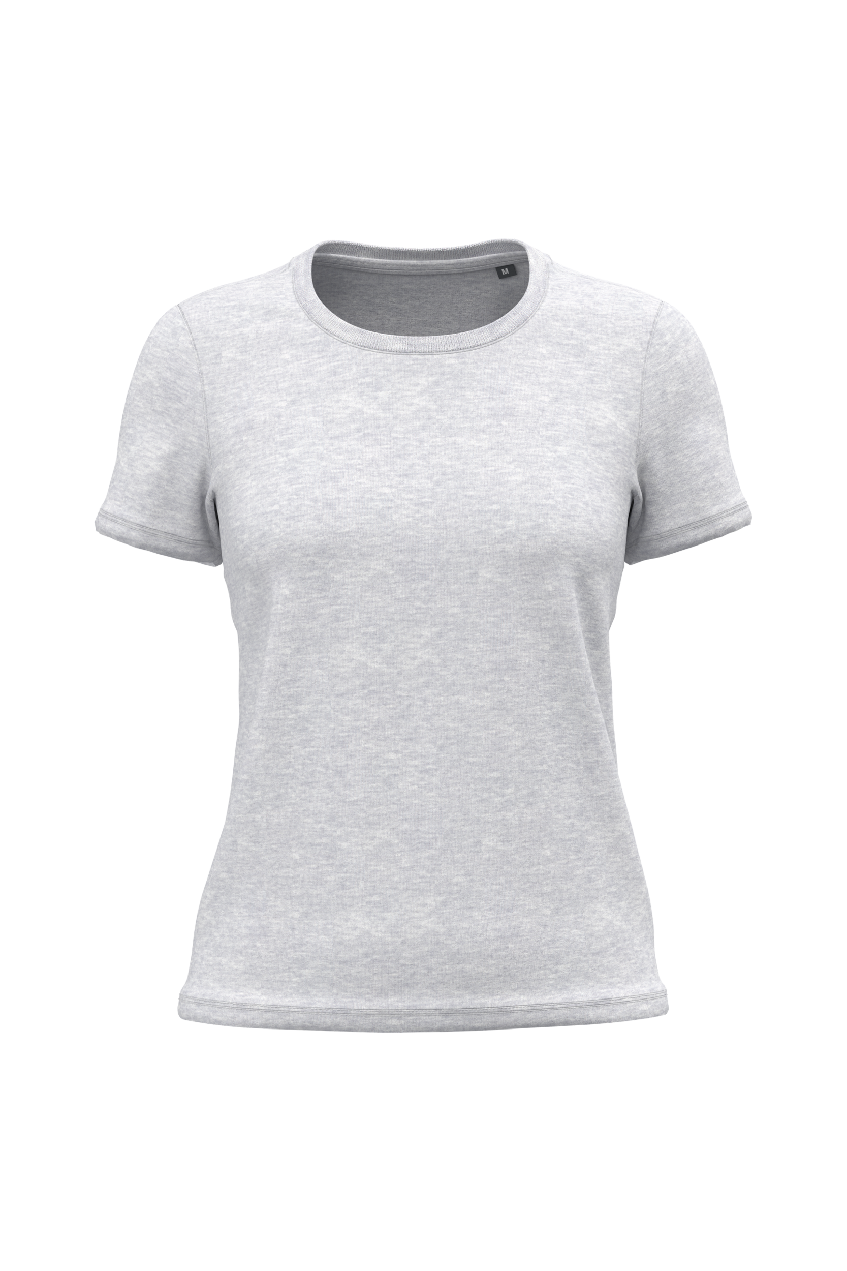 T-shirt bio 150 femme — Ash Heather, face
