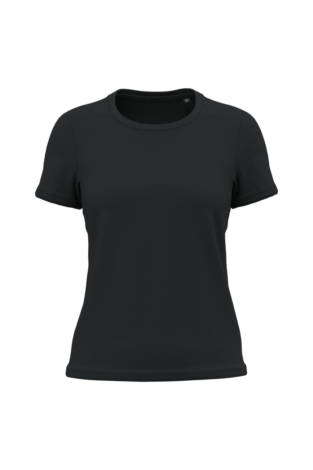 T-shirt bio 150 femme — Black, face