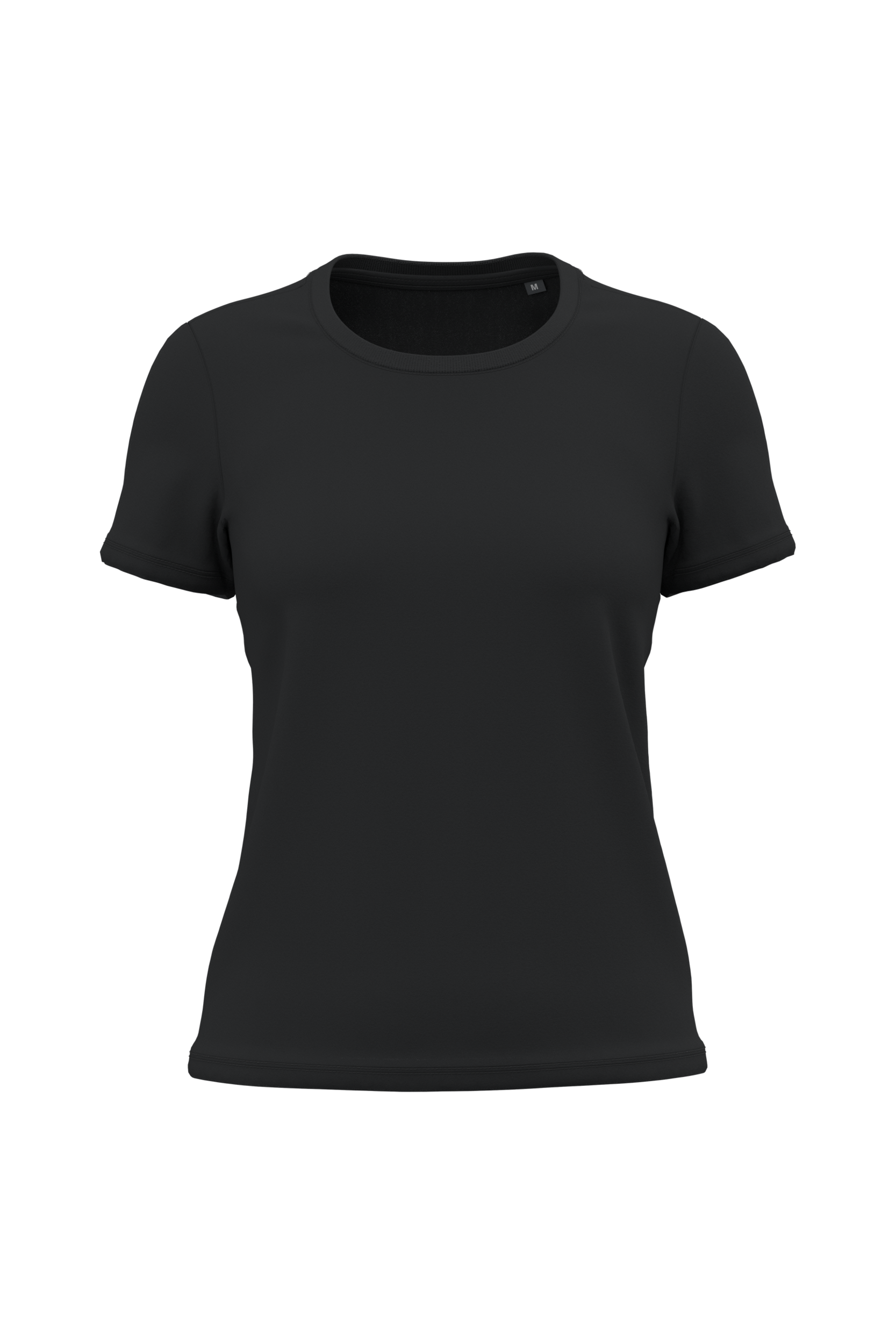 T-shirt bio 150 femme — Black, face