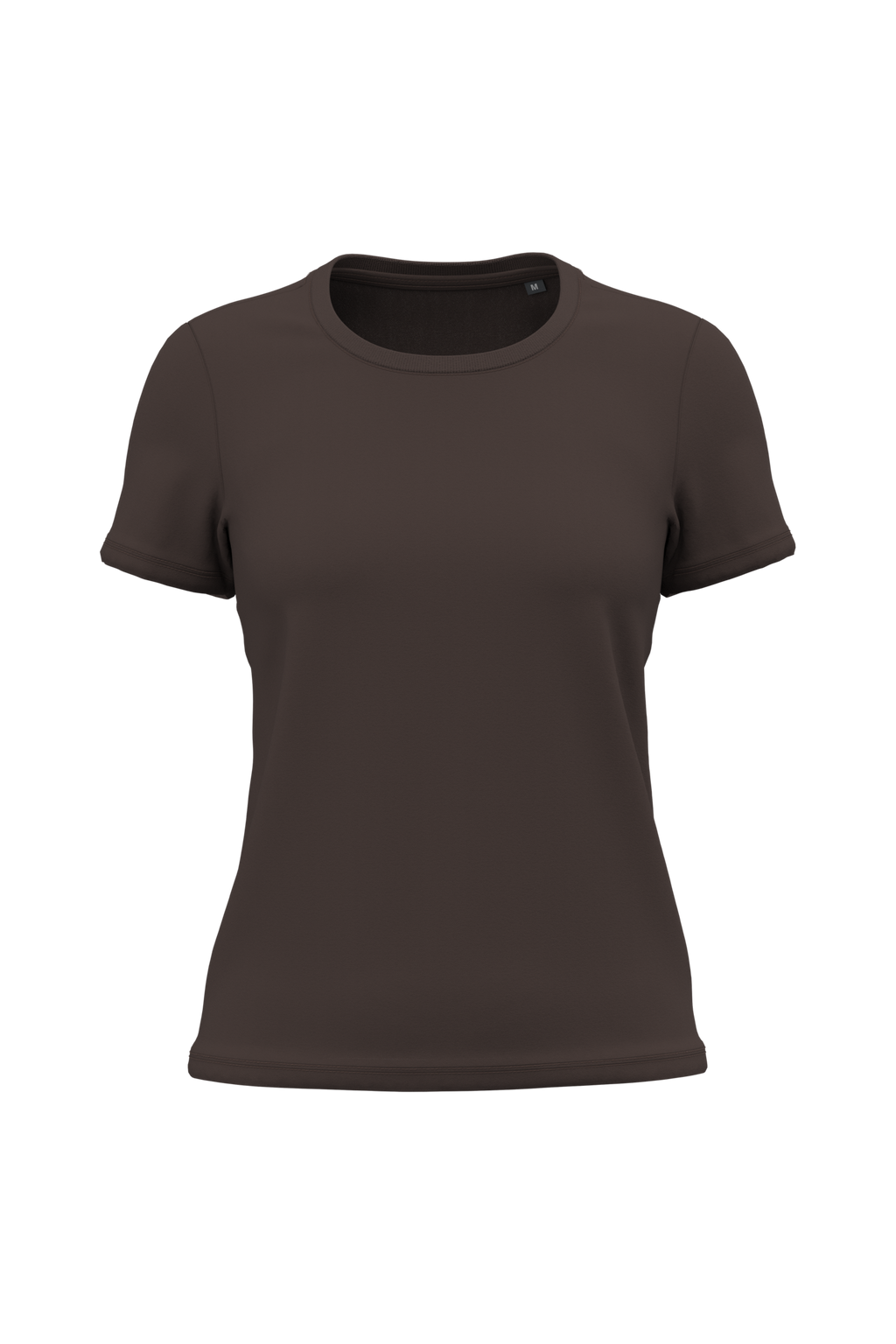 T-shirt bio 150 femme — Chocolate, face