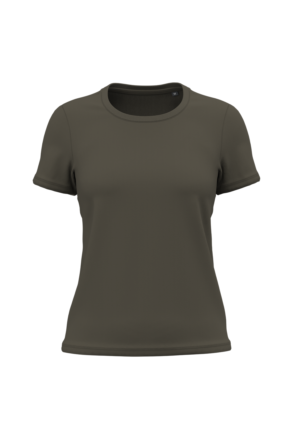 T-shirt bio 150 femme — Dark Khaki, face