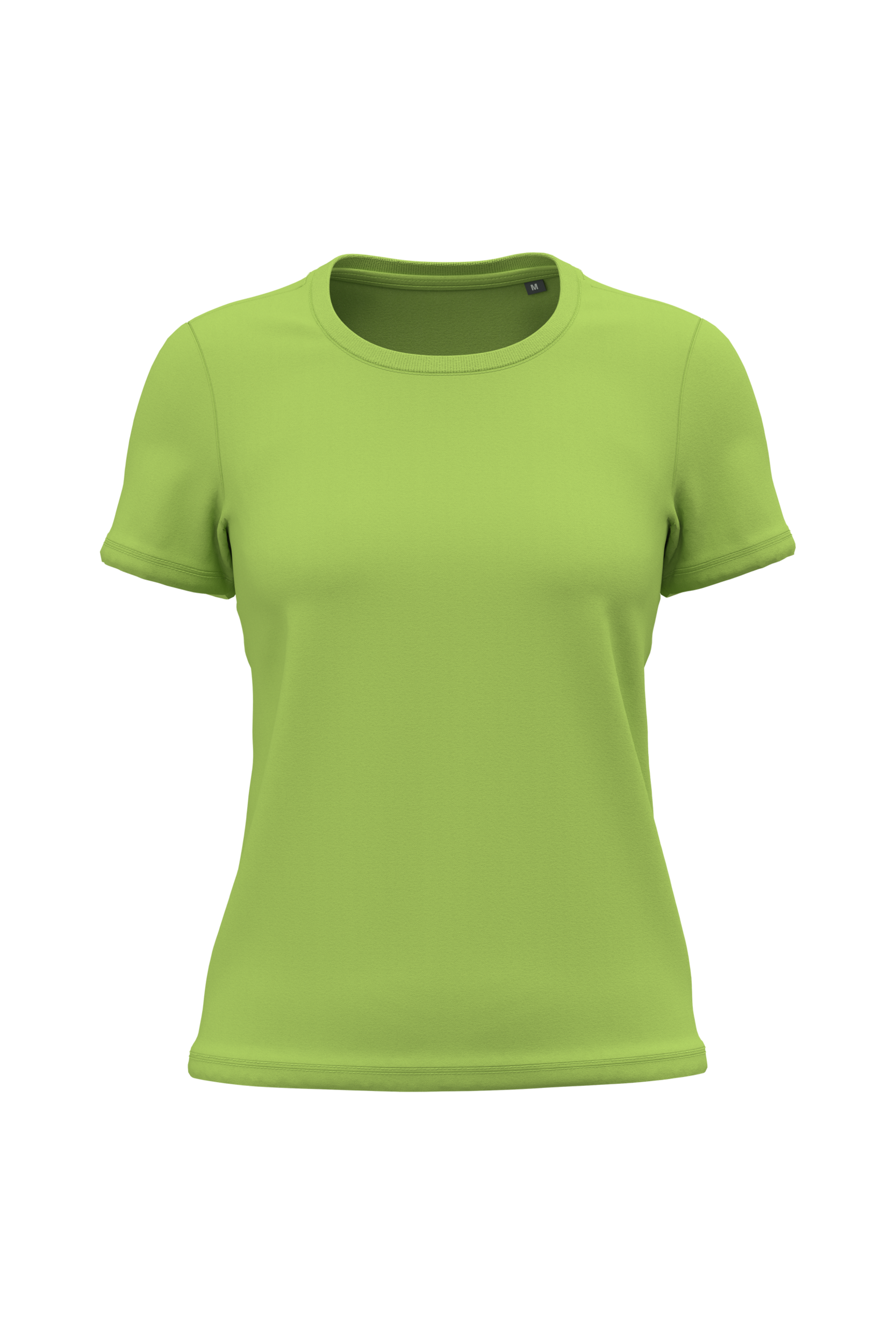 T-shirt bio 150 femme — Lime, face