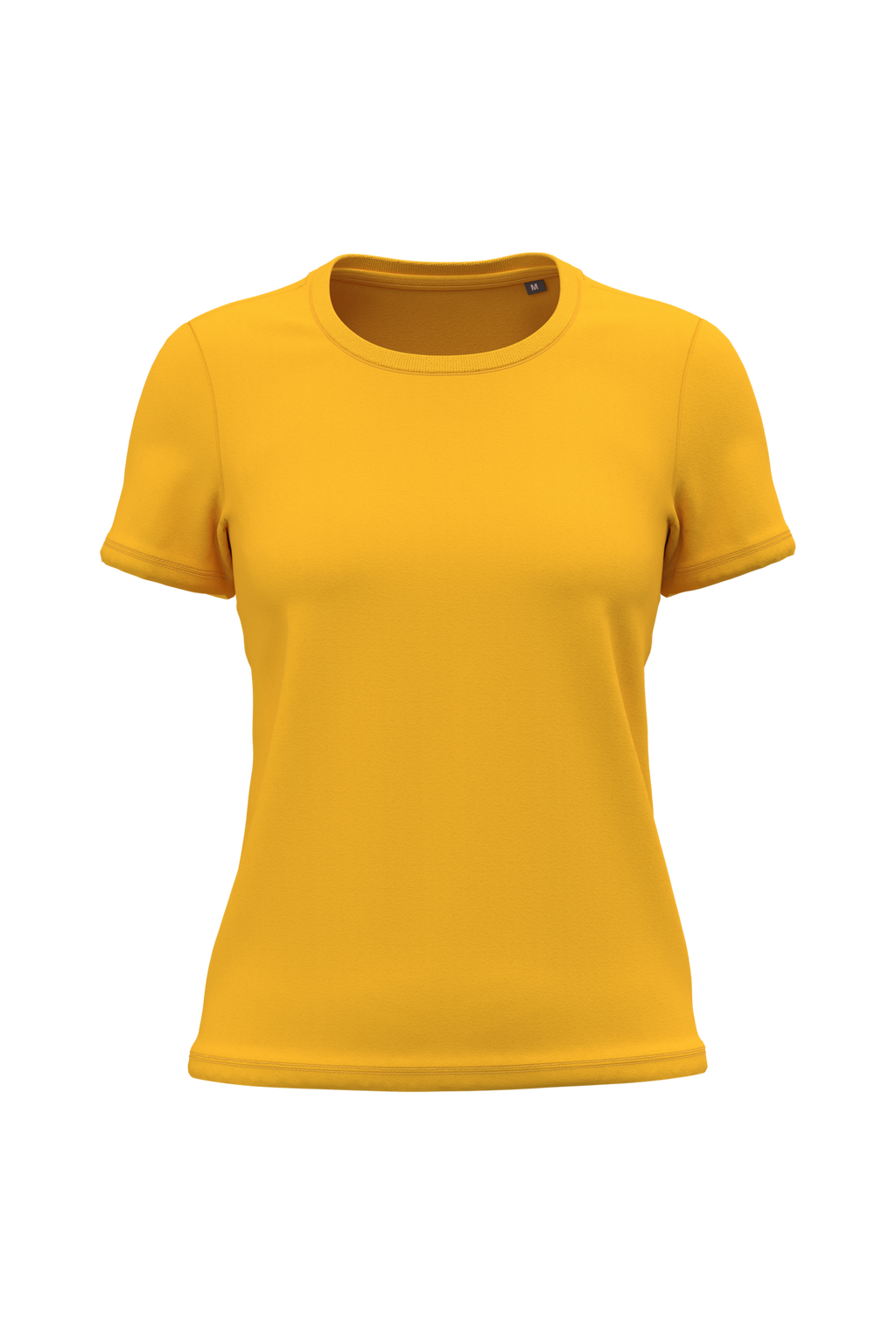 T-shirt bio 150 femme — Yellow, face