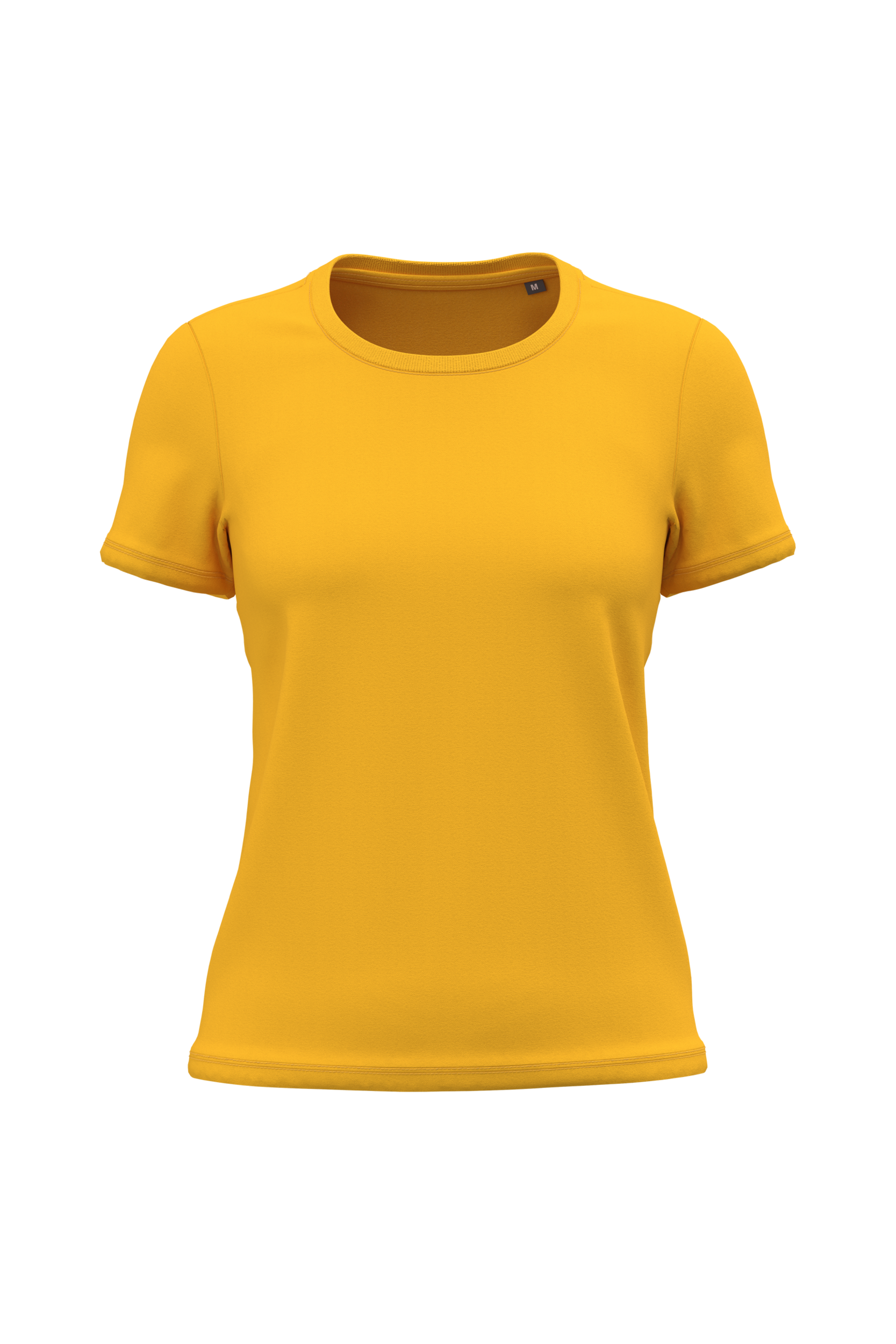T-shirt bio 150 femme — Yellow, face