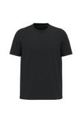 T-shirt bio 190 noir, vue de face