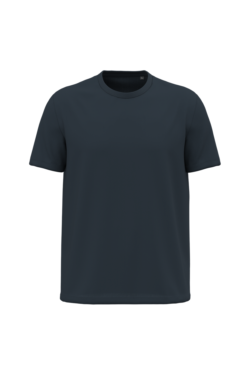T-shirt bio 190 marine, vue de face