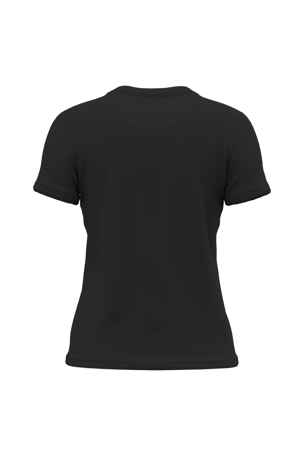 T-shirt bio 190 femme noir, vue de dos