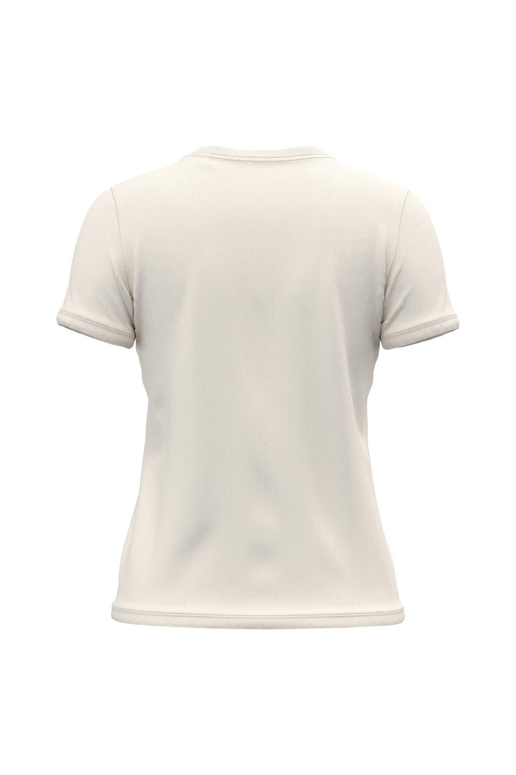T-shirt bio 190 femme écru, vue de dos