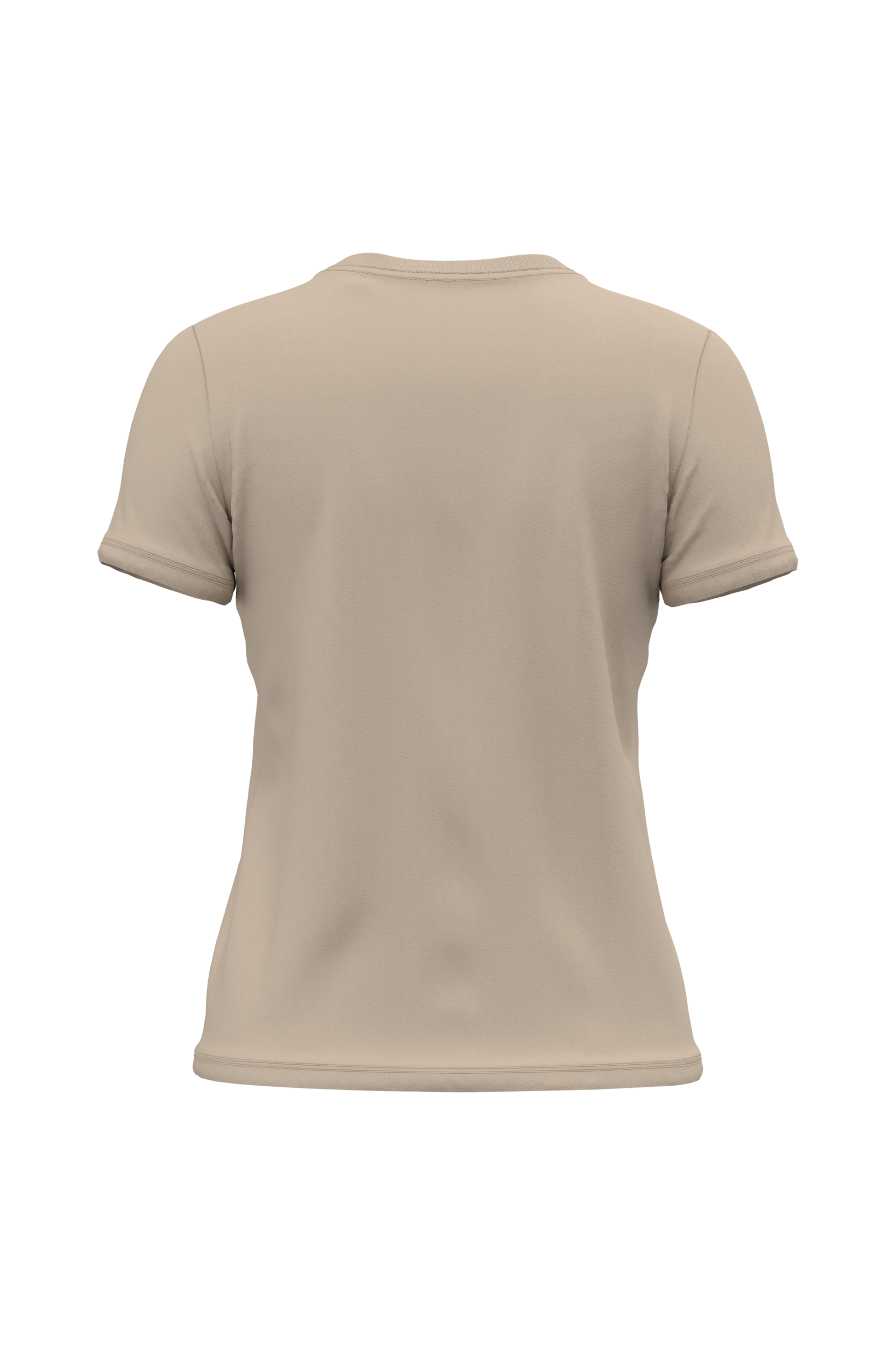 T-shirt bio 190 femme sable, vue de dos