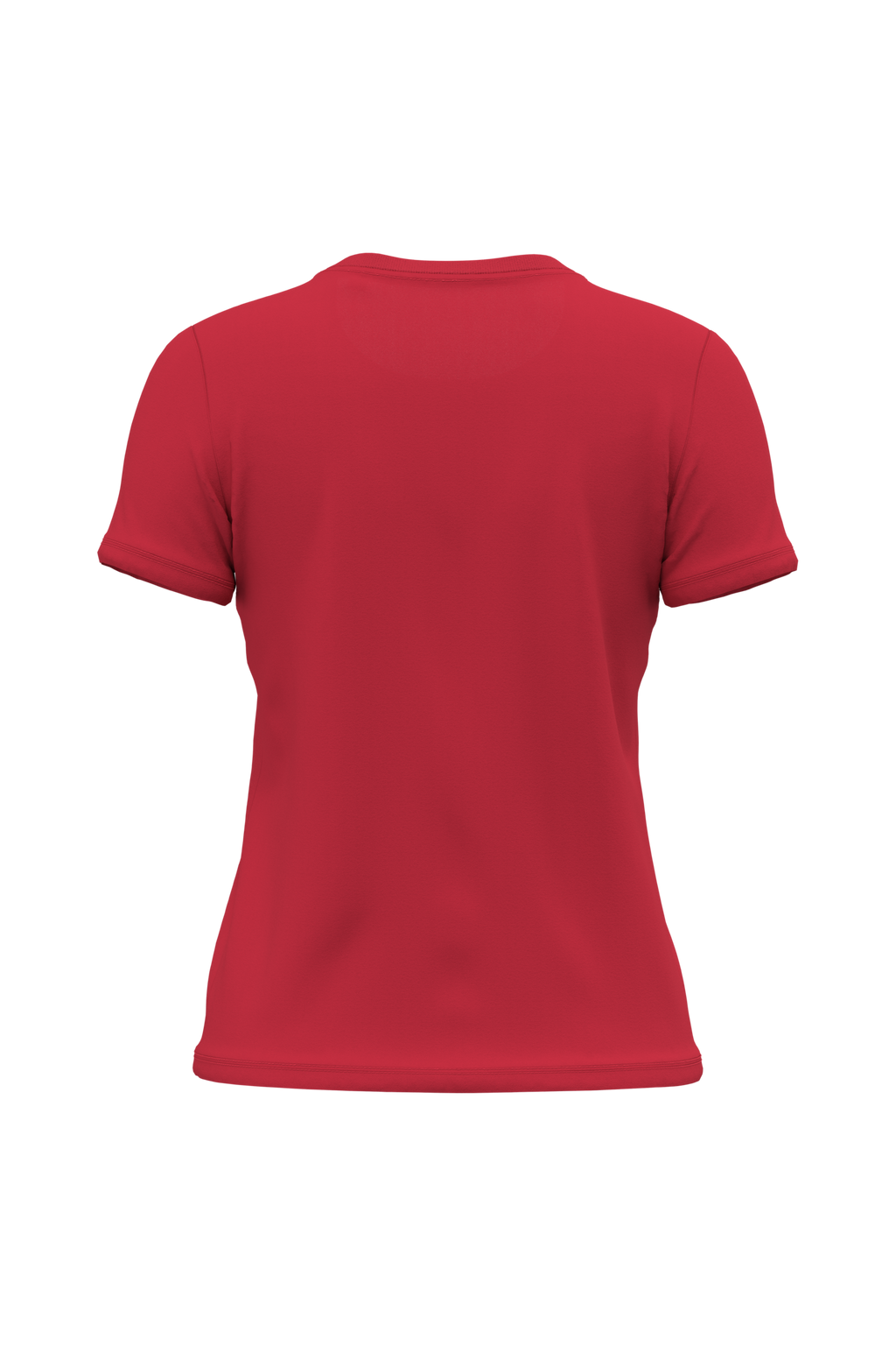 T-shirt bio 190 femme rouge, vue de dos
