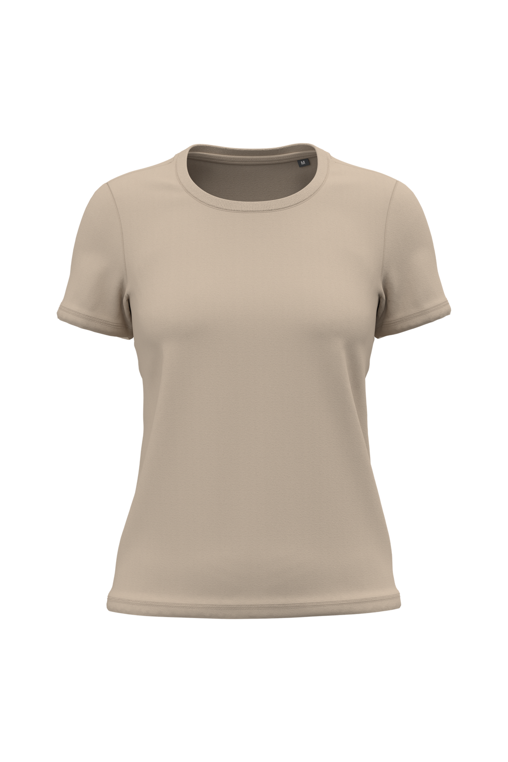 T-shirt bio 190 femme sable, vue de face