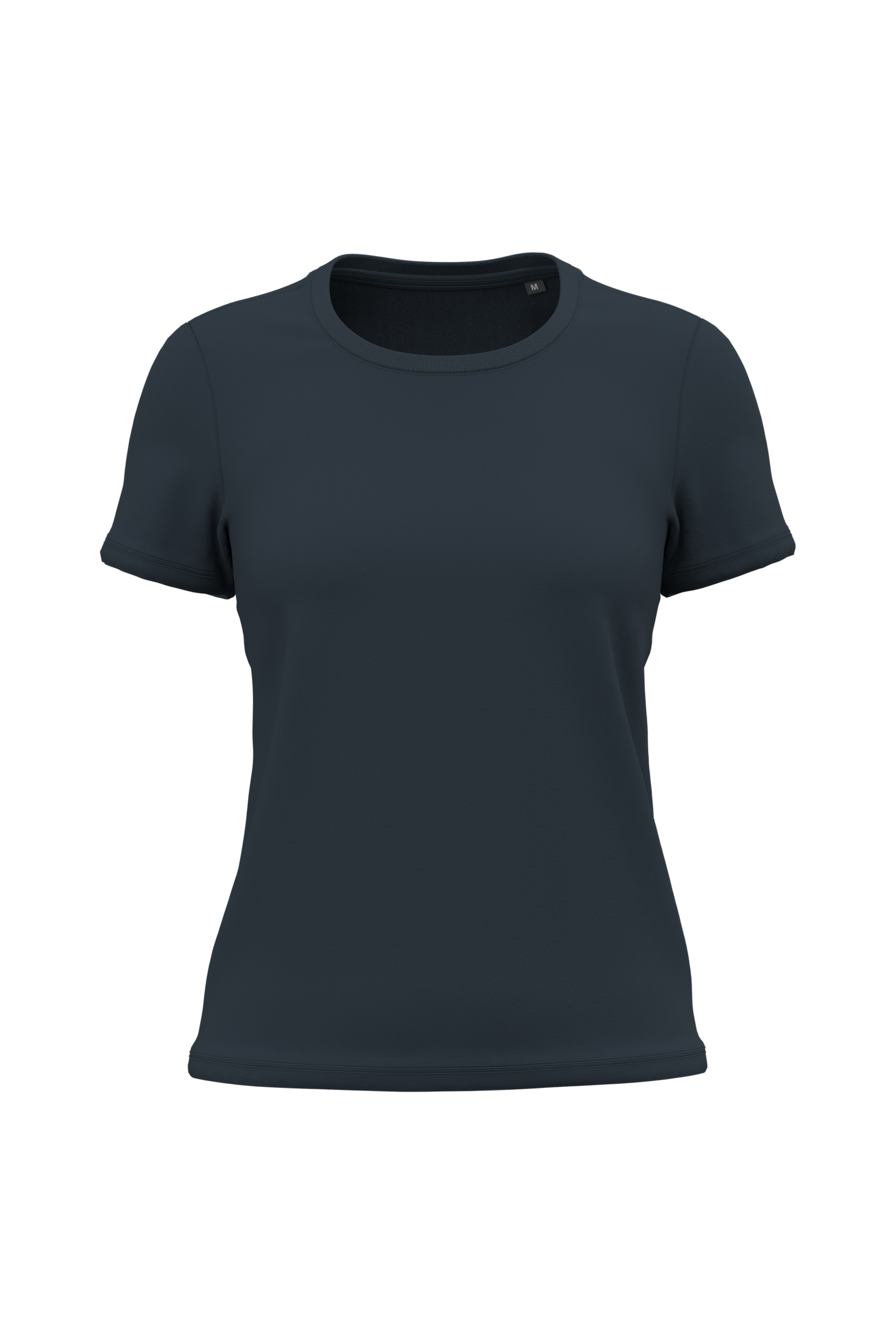 T-shirt bio 190 femme marine, vue de face