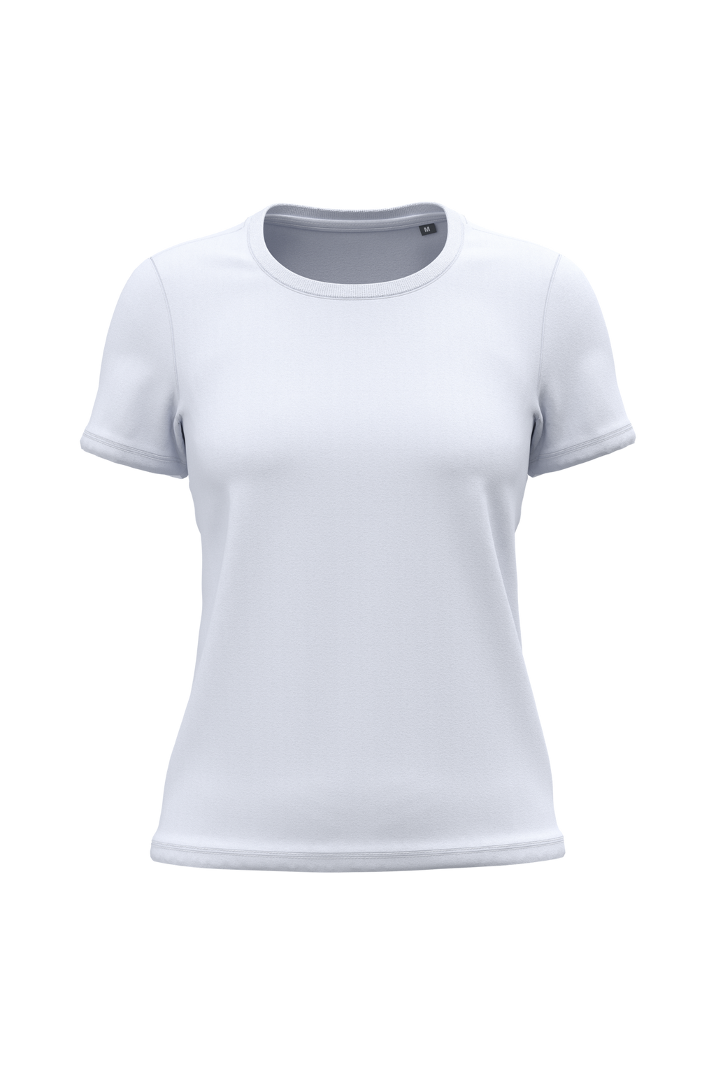 T-shirt bio 190 femme blanc, vue de face