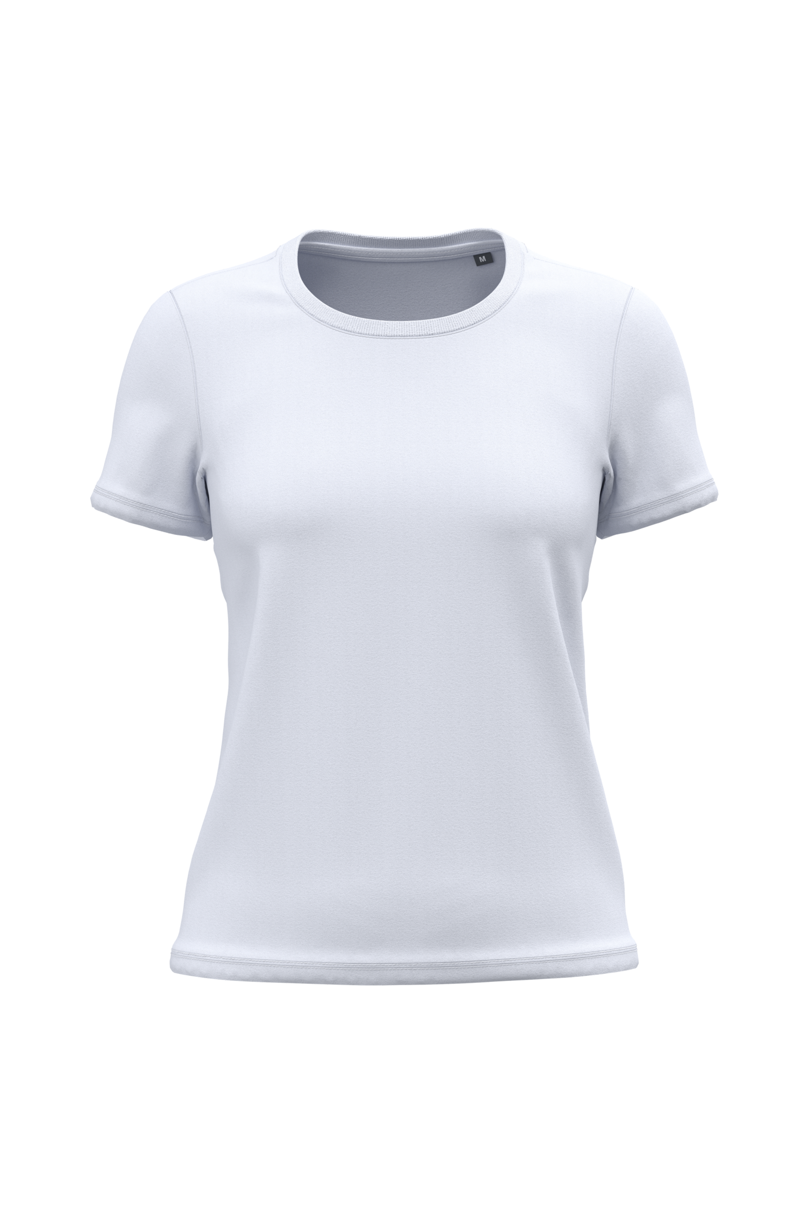 T-shirt bio 190 femme blanc, vue de face