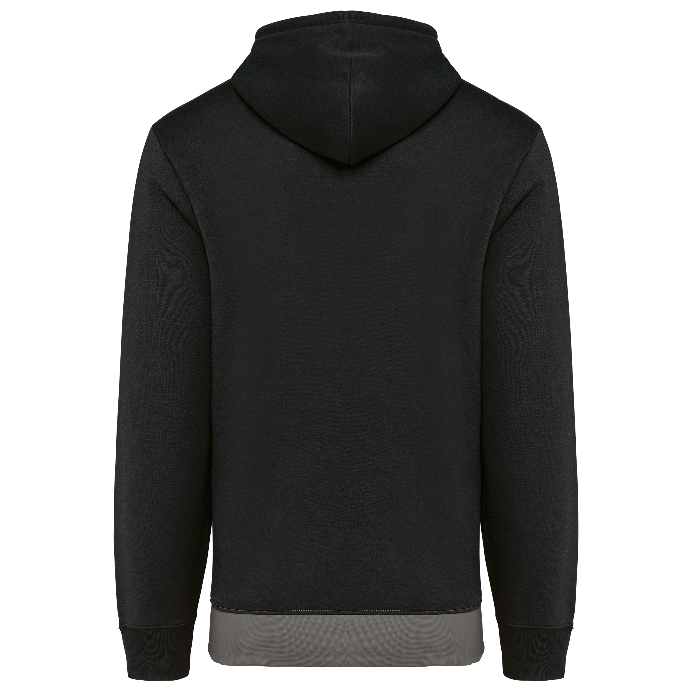 Hoodie tricolore Black / White / Basalt Grey - dos