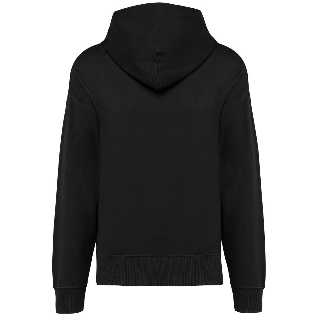 Hoodie oversize molleton Black — dos