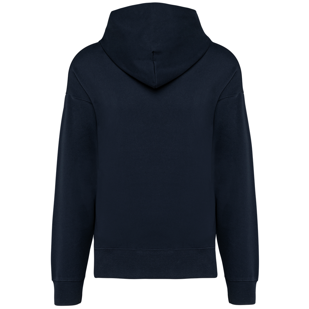 Hoodie oversize molleton Navy — dos