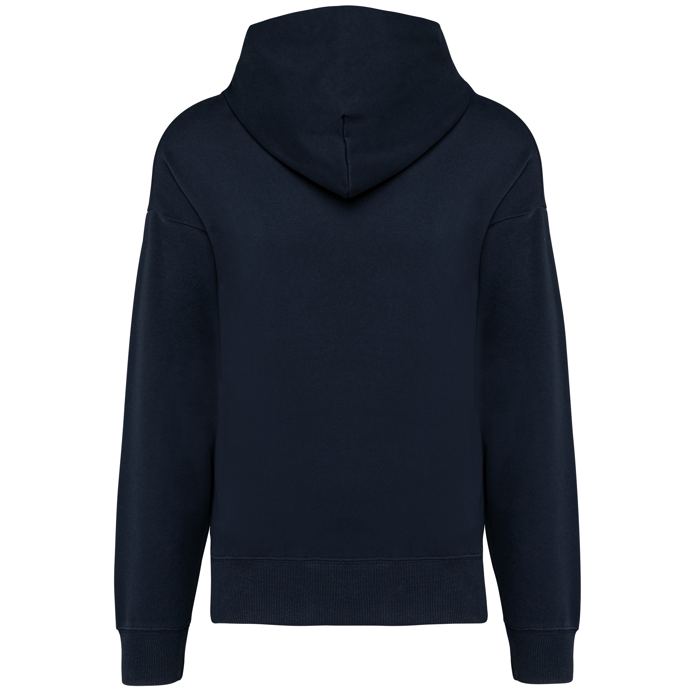 Hoodie oversize molleton Navy — dos