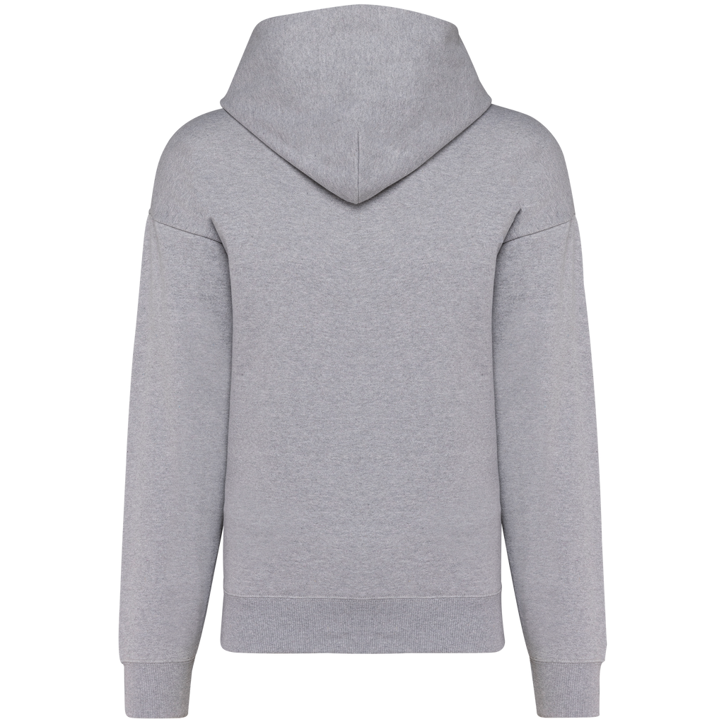 Hoodie oversize molleton Oxford Grey — dos